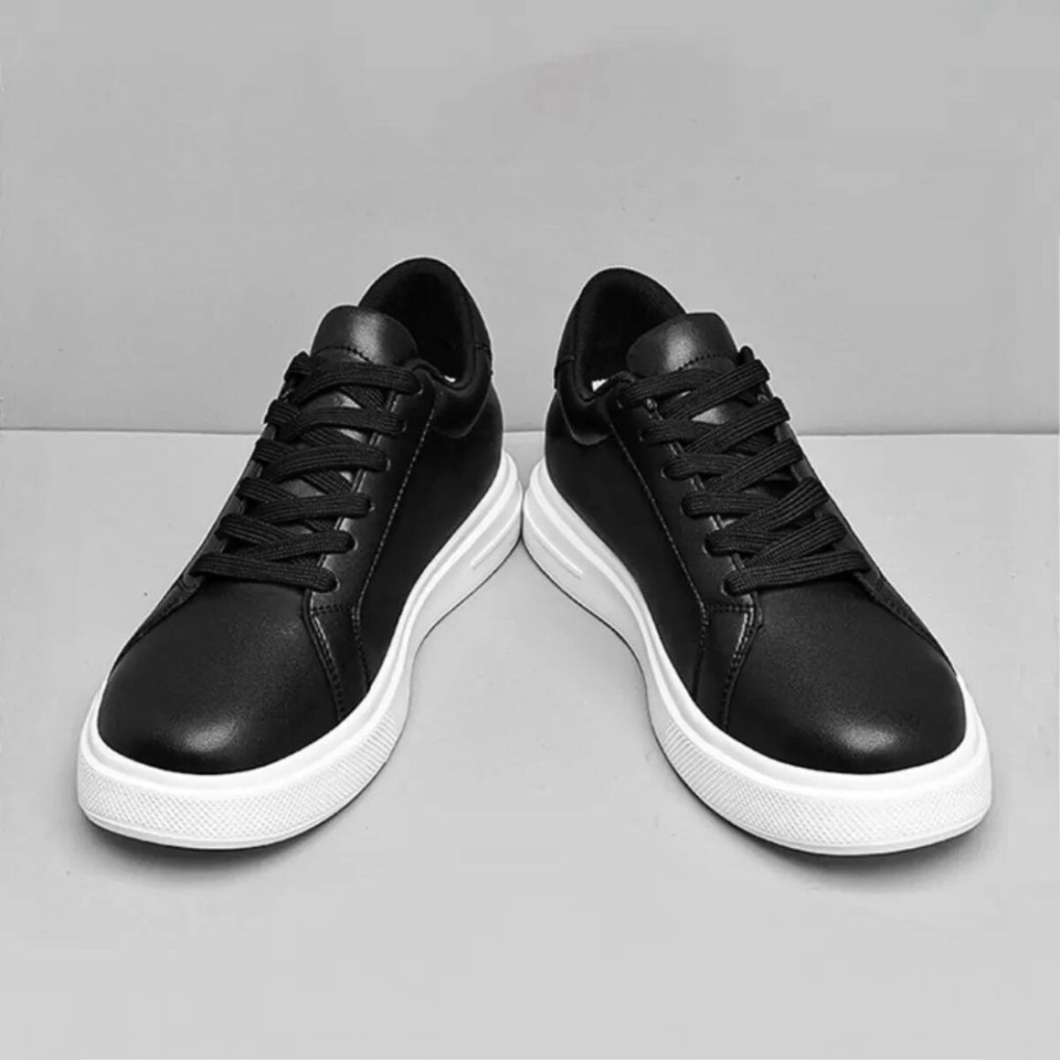Aurex - 8cm (3") – Men's Elevator Shoes (Height Increasing, Hidden Lift) – Black