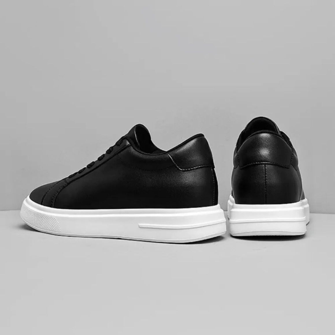 Aurex - 8cm (3") – Men's Elevator Shoes (Height Increasing, Hidden Lift) – Black