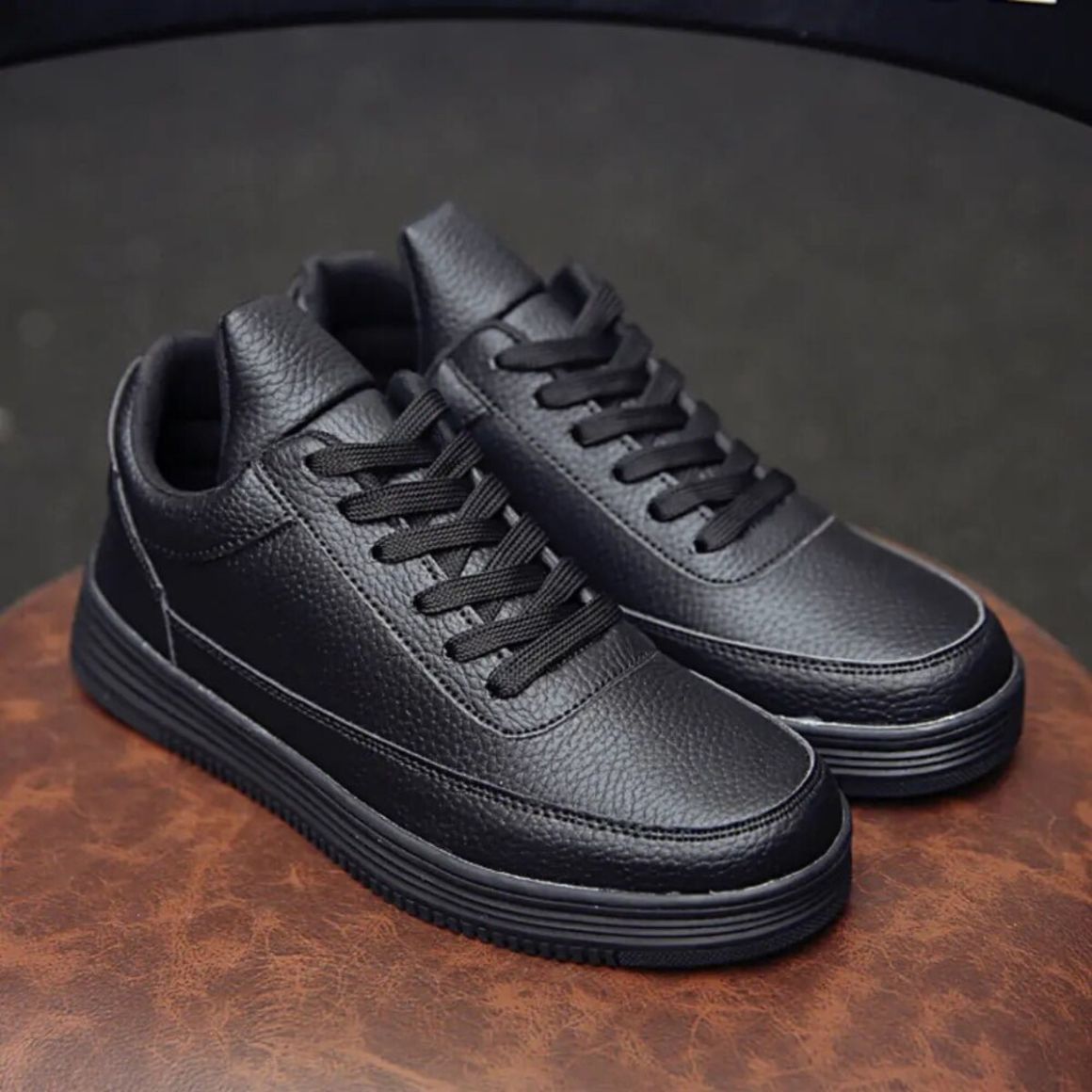 Vortex - 8cm (3") – Men's Elevator Shoes (Height Increasing, Hidden Lift) – Black
