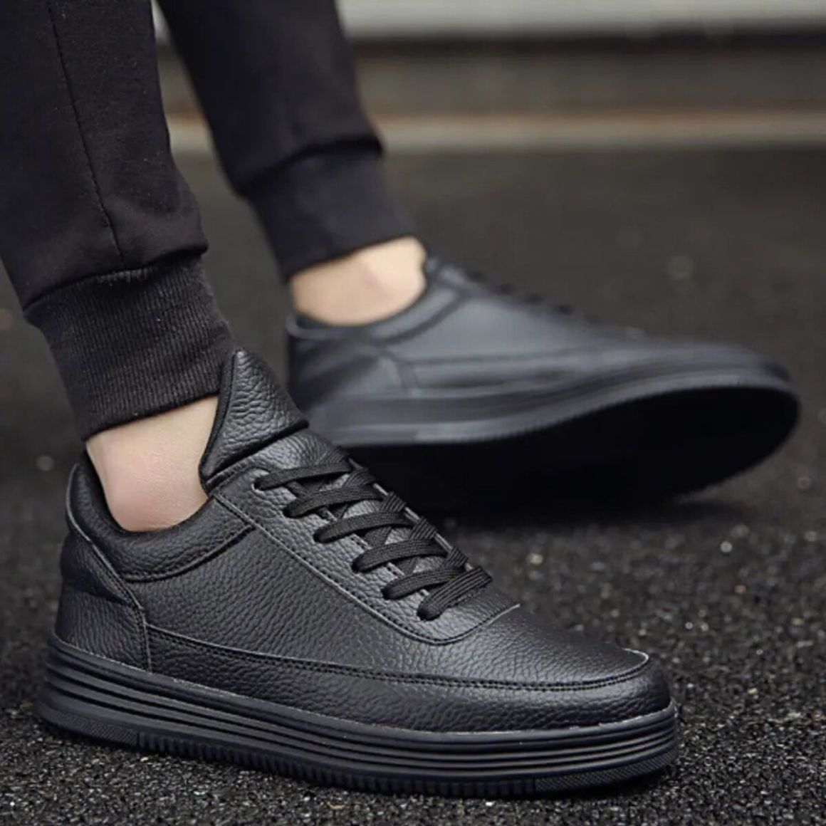 Vortex - 8cm (3") – Men's Elevator Shoes (Height Increasing, Hidden Lift) – Black
