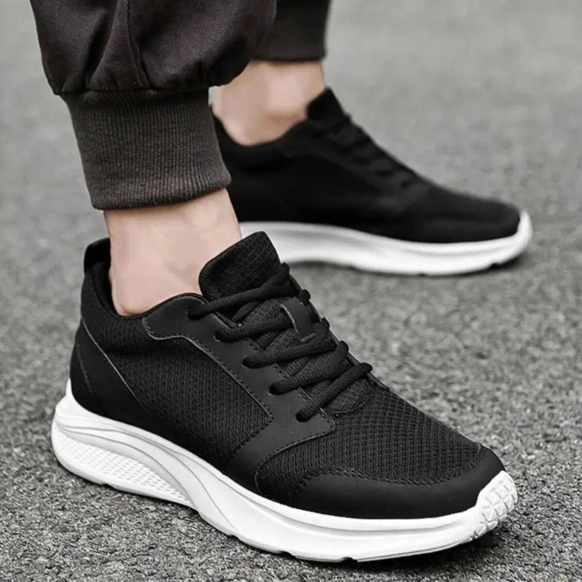 Rapid Flex - 8cm (3") – Men's Elevator Shoes (Height Increasing, Hidden Lift) – Black