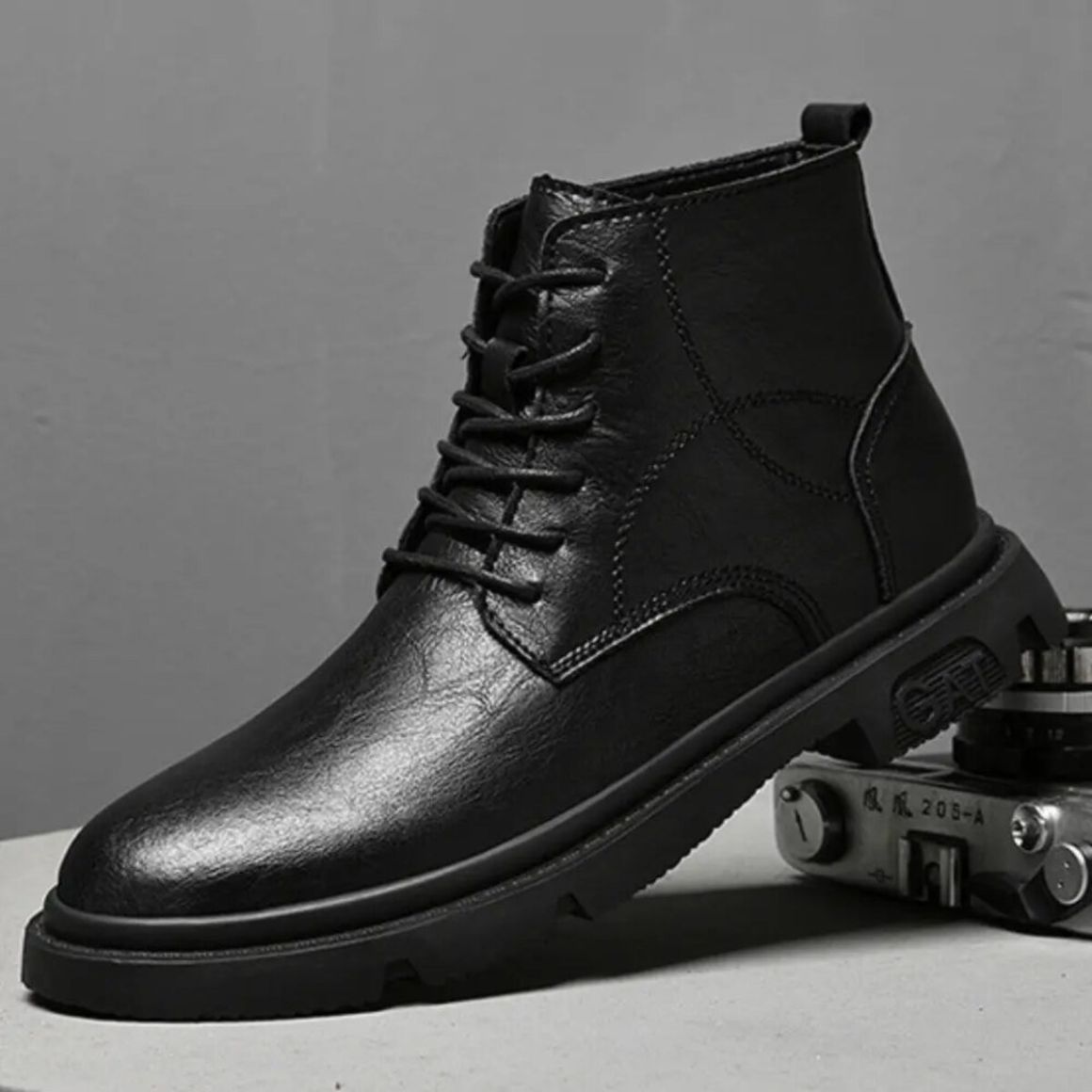 GAT - 8cm (3") – Men's Elevator Shoes (Height Increasing, Hidden Lift) – Black