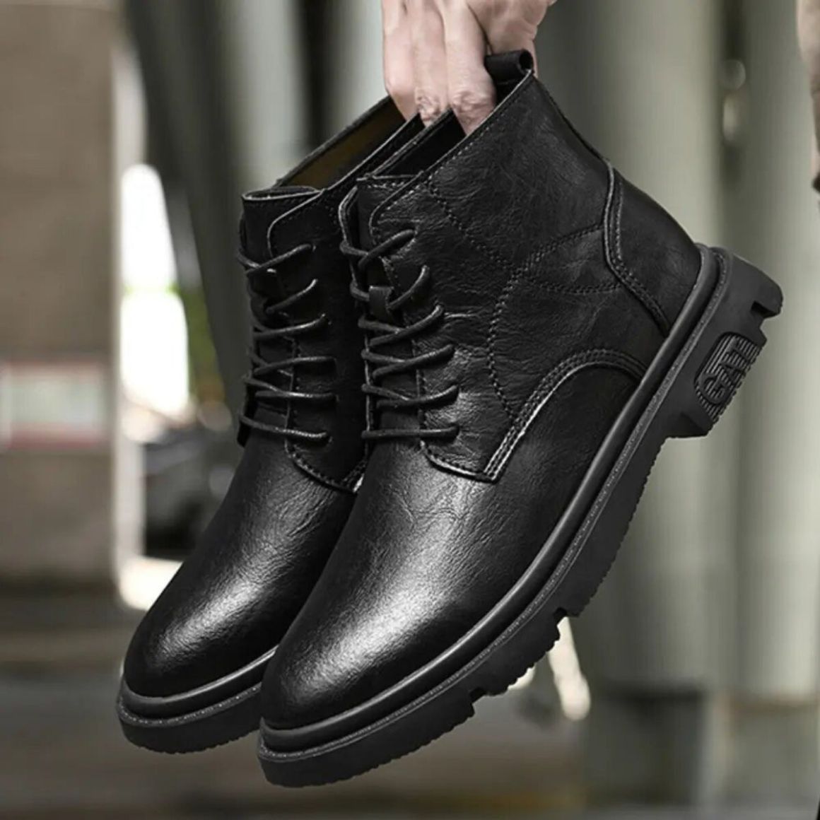GAT - 8cm (3") – Men's Elevator Shoes (Height Increasing, Hidden Lift) – Black
