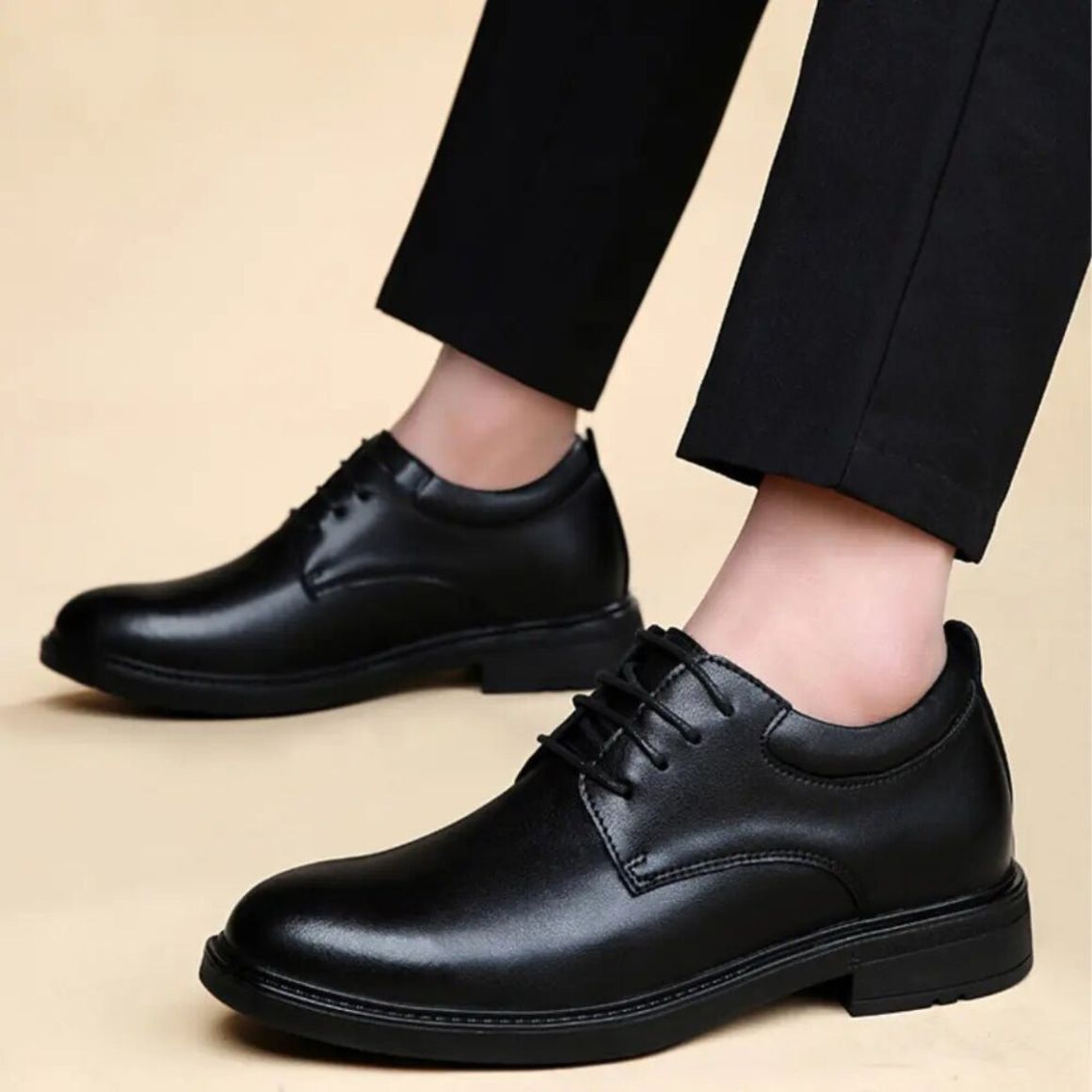 Sable - 7cm (2.7") – Men's Elevator Shoes (Height Increasing, Hidden Lift) – Black