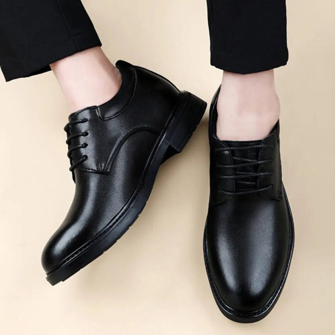 Sable - 7cm (2.7") – Men's Elevator Shoes (Height Increasing, Hidden Lift) – Black