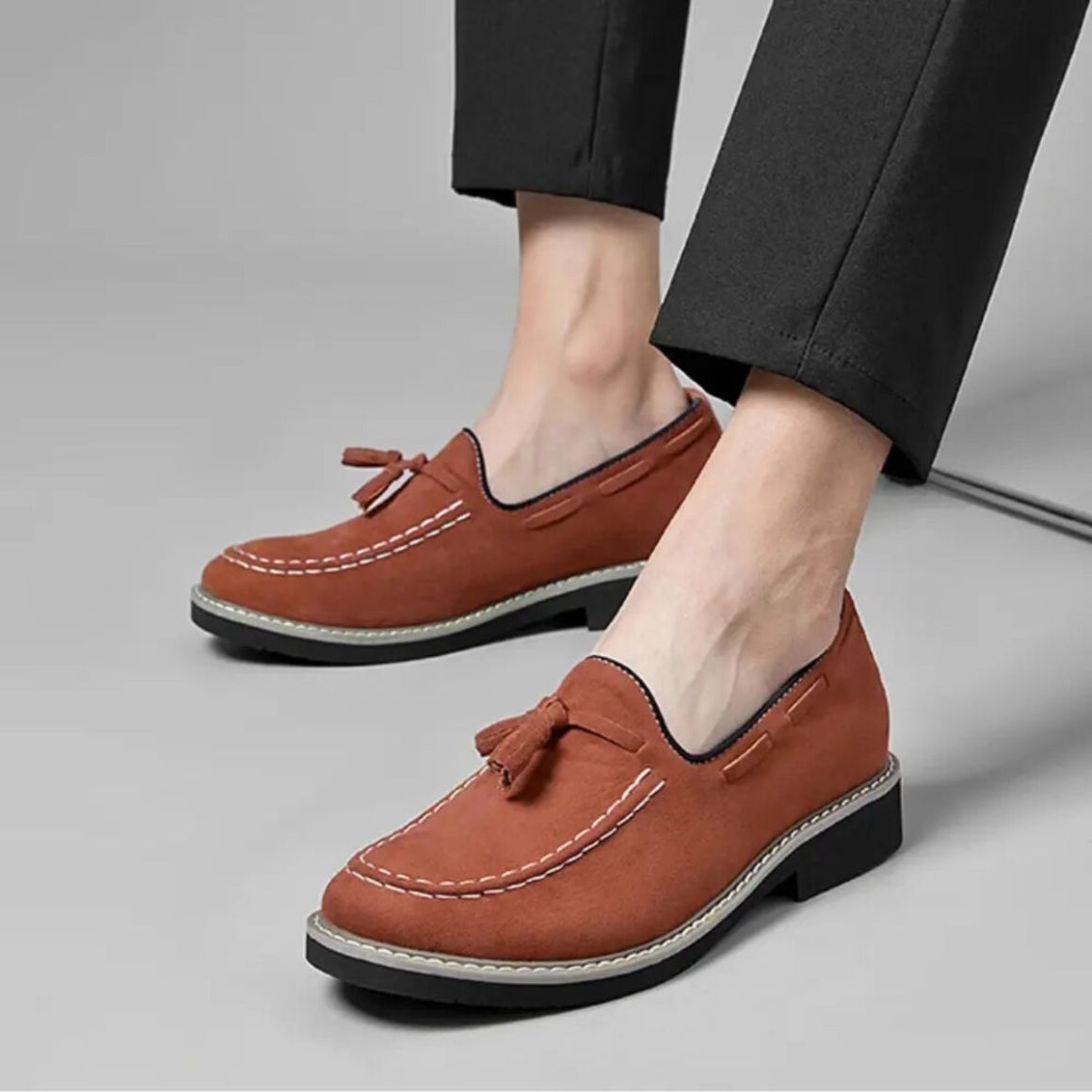 Tavino - 7cm (2.7") – Men's Elevator Shoes (Height Increasing, Hidden Lift) – Brown
