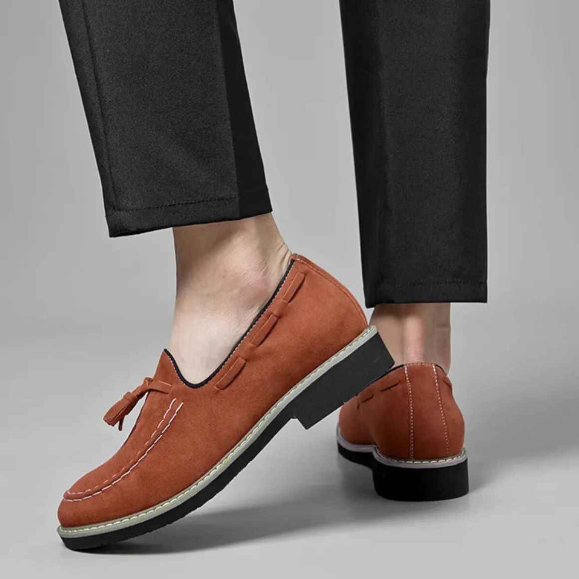 Tavino - 7cm (2.7") – Men's Elevator Shoes (Height Increasing, Hidden Lift) – Brown