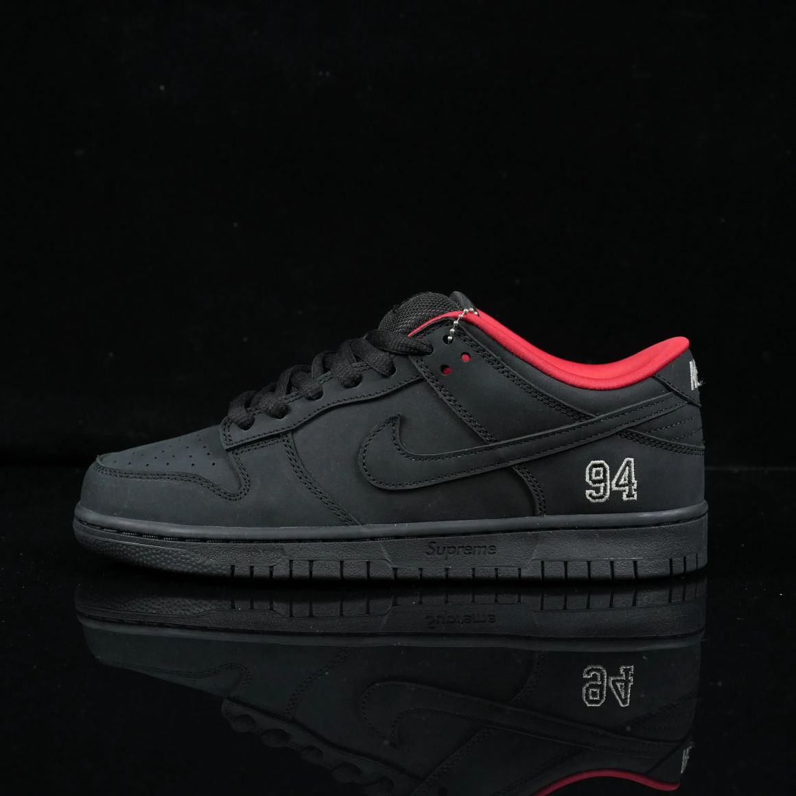 Supreme x Dunk Low SB 'Black' HQ8487-001