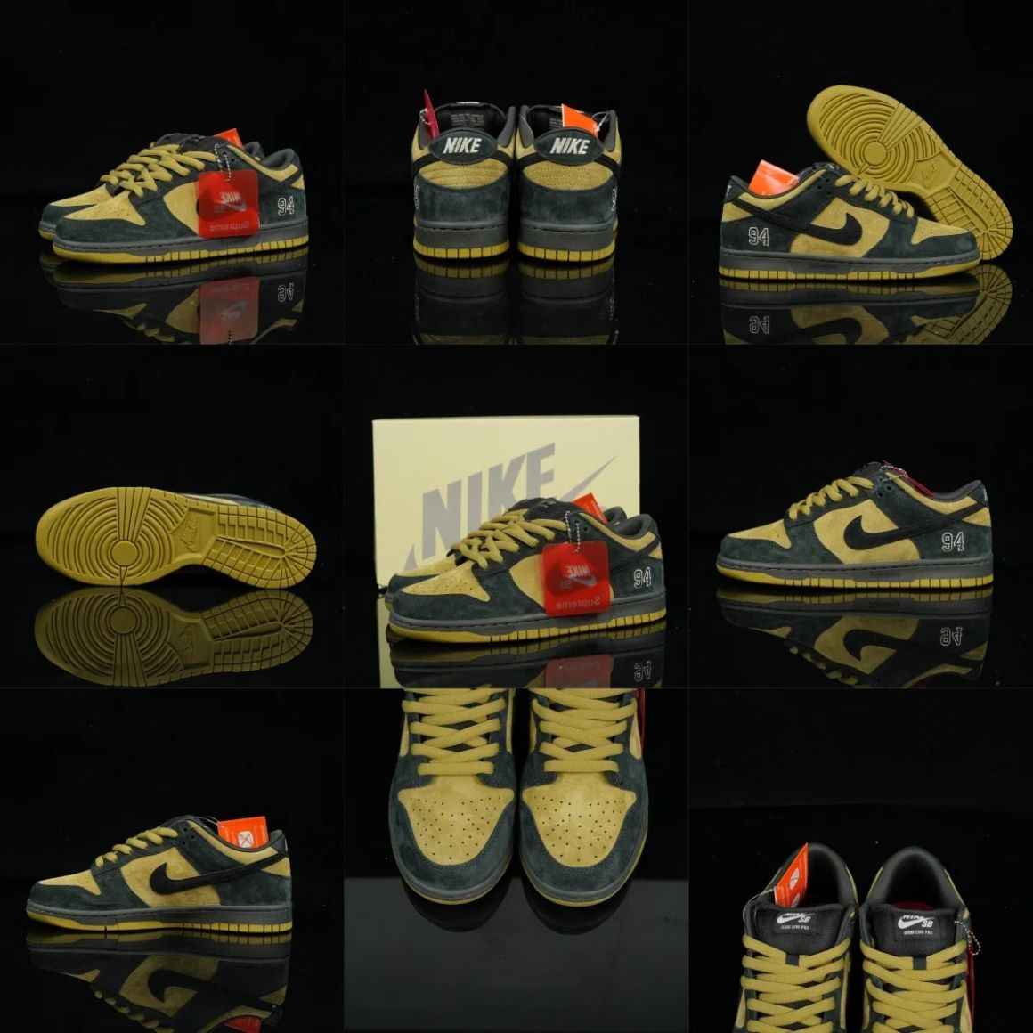 Supreme x Dunk Low SB 'Camper Green' HQ8487-300