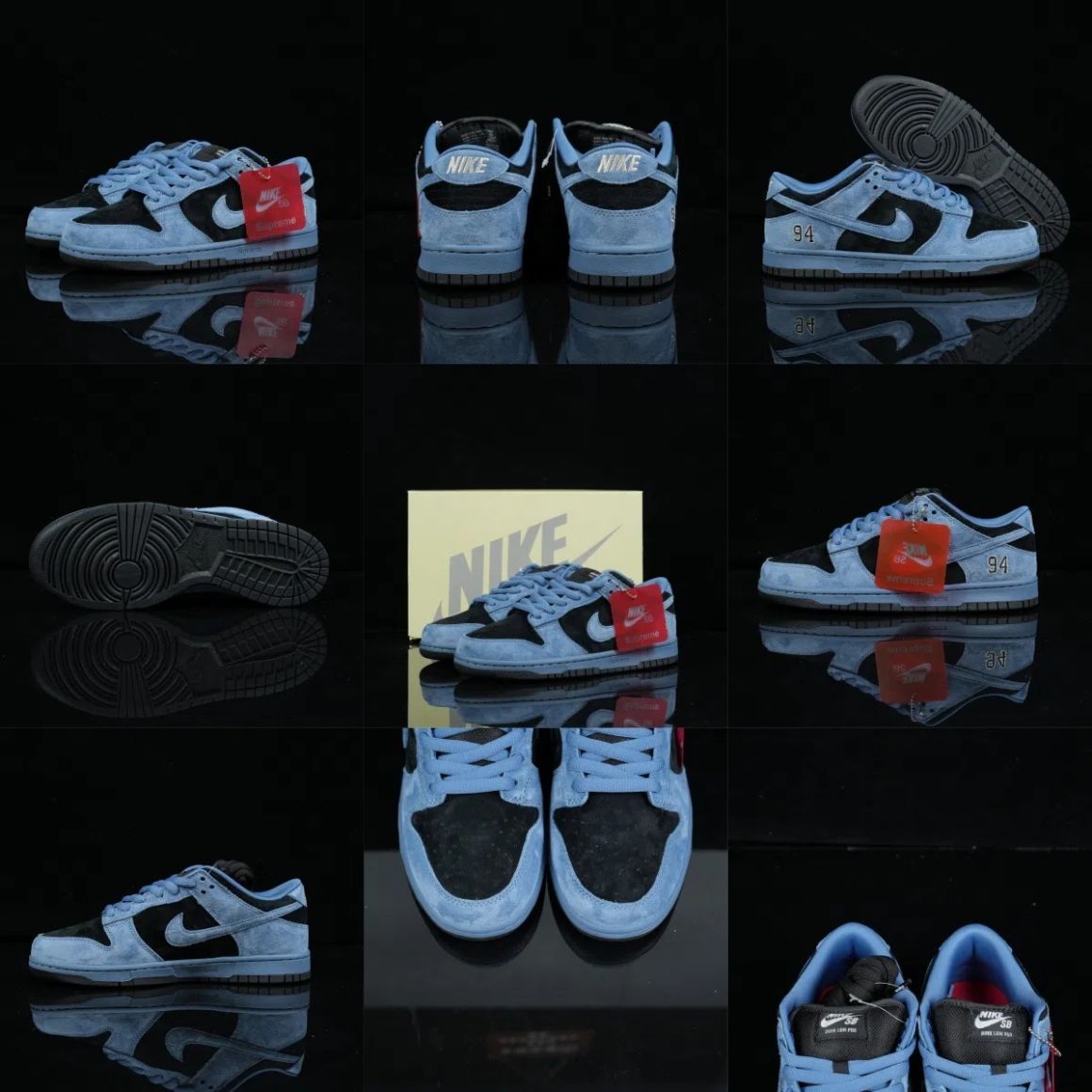 Supreme x Dunk Low SB 'Ocean Fog' HQ8487-400