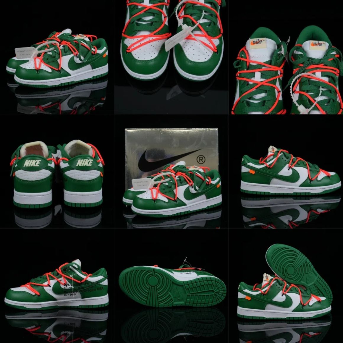 Off-White x Dunk Low 'Pine Green' CT0856-100