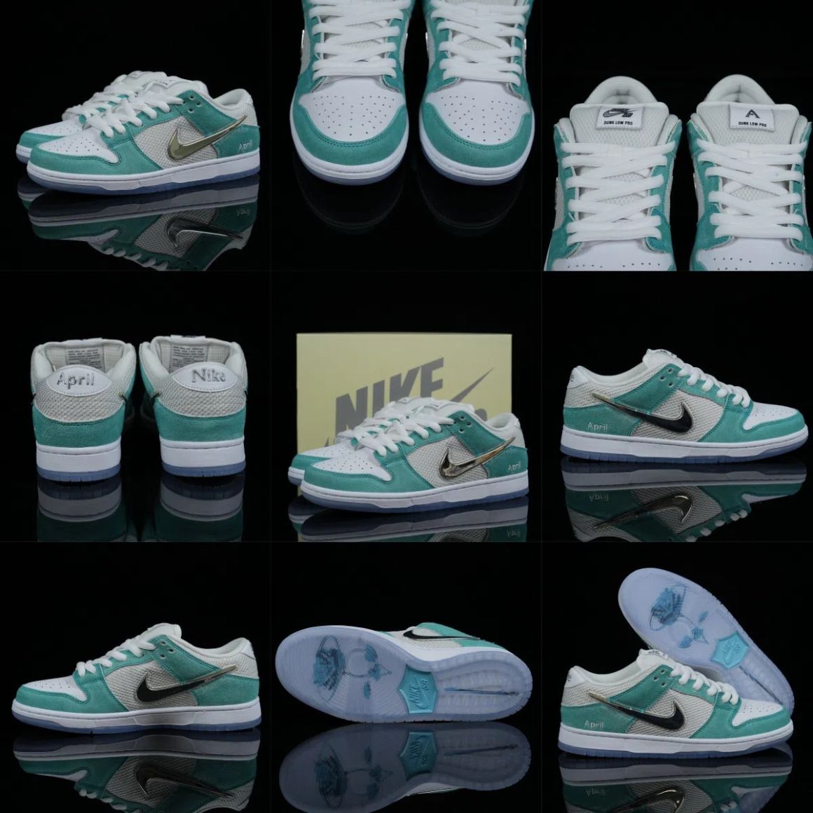 April Skateboards x Dunk Low SB 'Turbo Green' FD2562-400