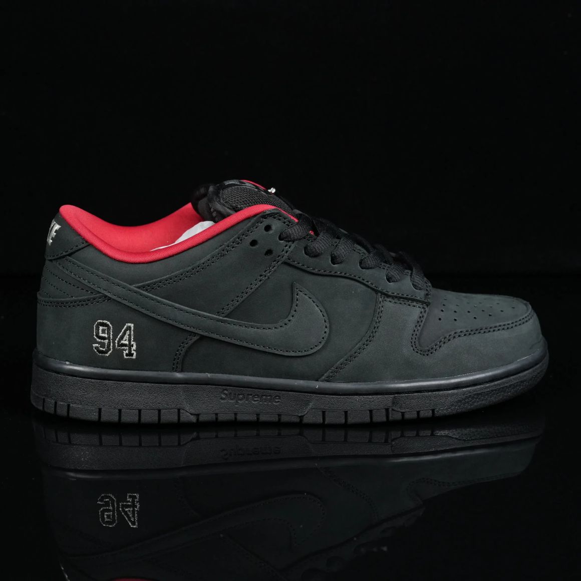 Supreme x Dunk Low SB 'Black' HQ8487-001