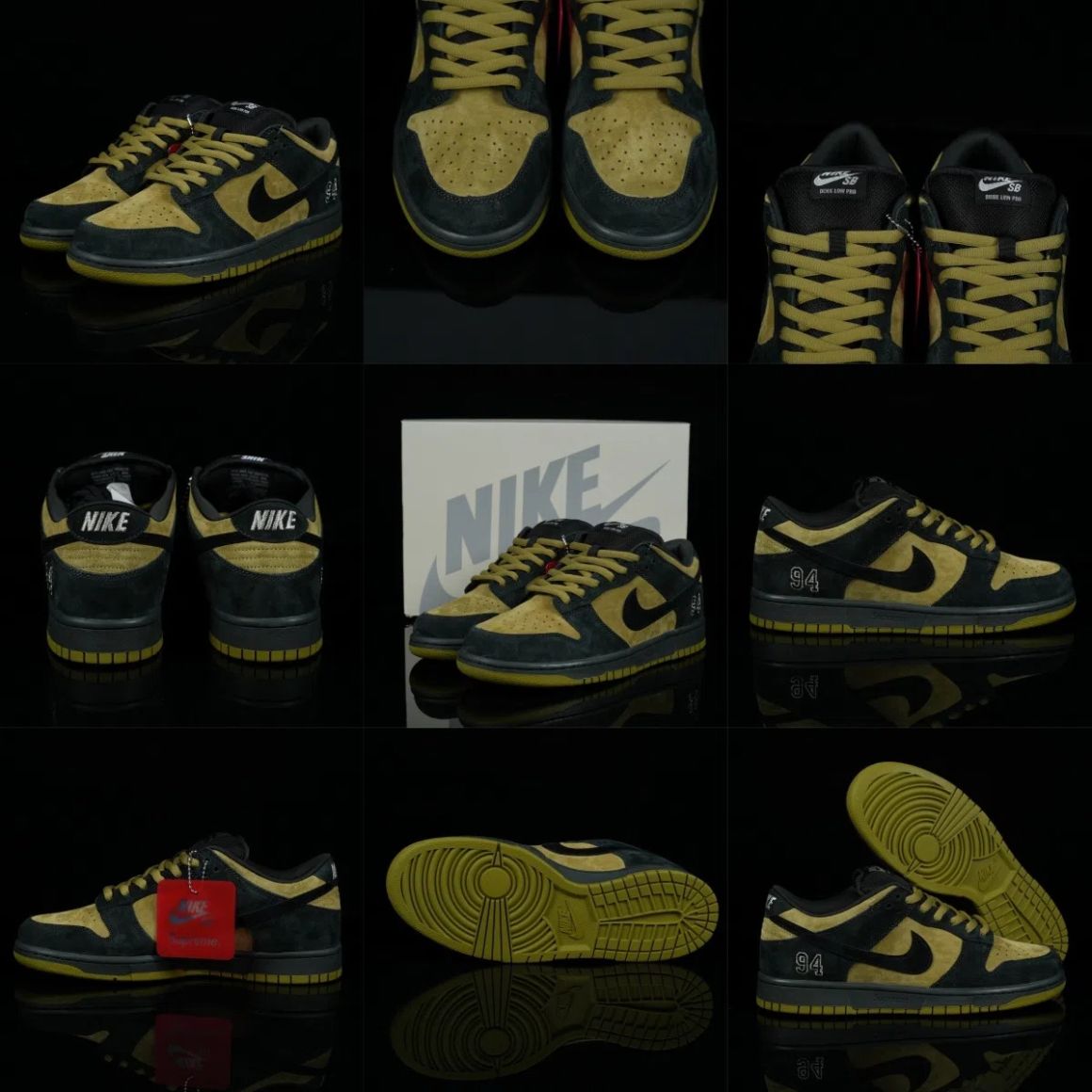 Supreme x Dunk Low SB 'Camper Green' HQ8487-300