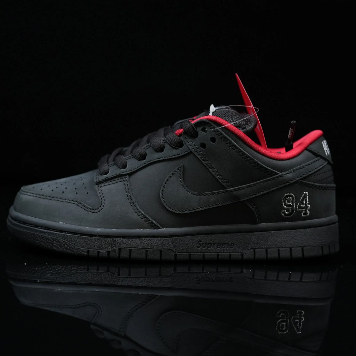Supreme x Dunk Low SB 'Black' HQ8487-001