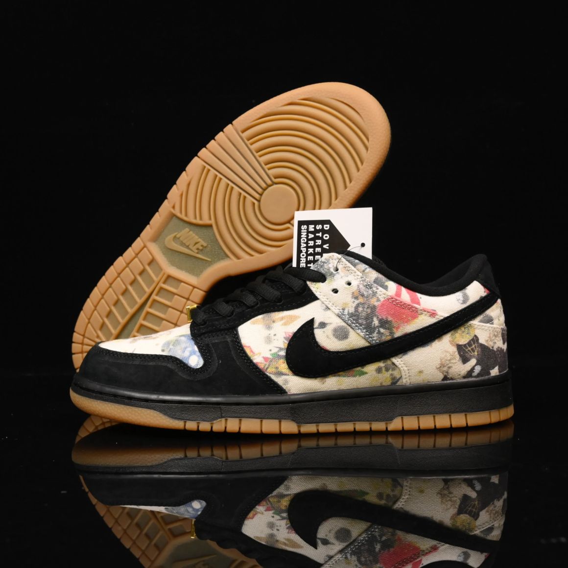 Supreme x Dunk Low SB 'Rammellzee' FD8778-001
