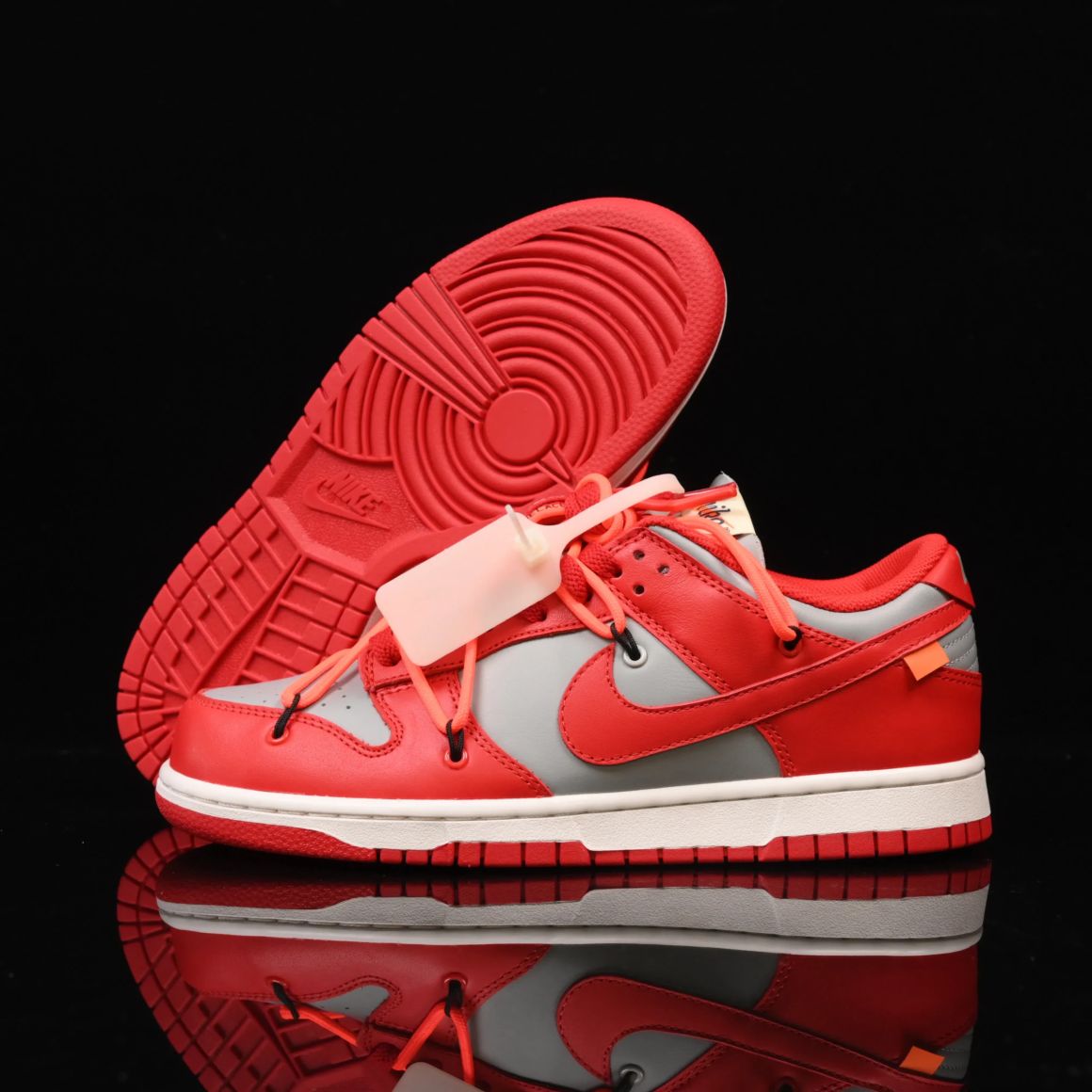 Off-White x Dunk Low 'University Red' CT0856-600