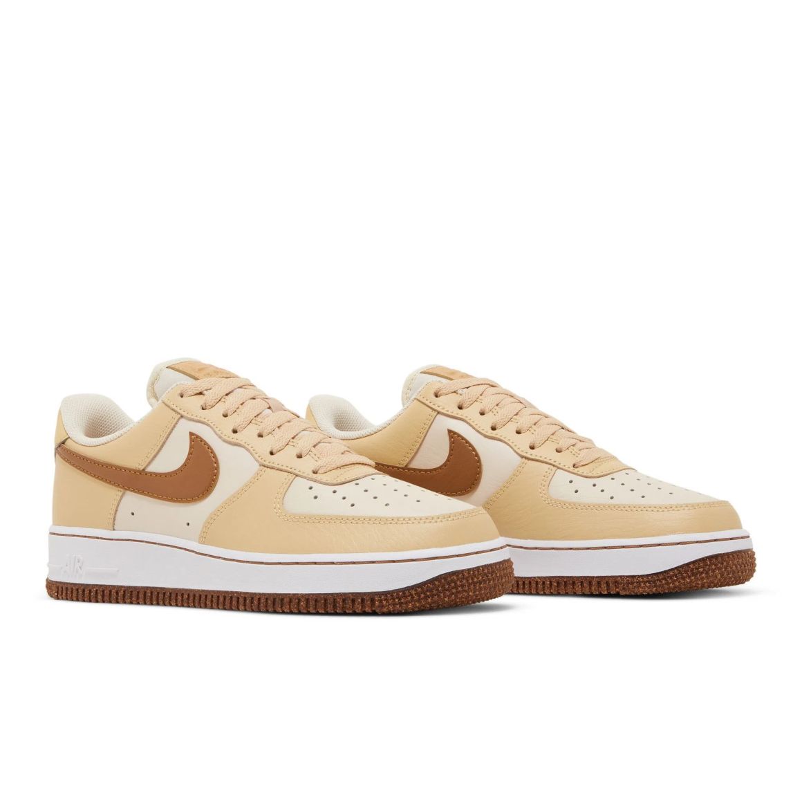 Air Force 1 Low '07 LV8 Pearl White Sesame - Stylish Low Top Sneakers - Creamy White