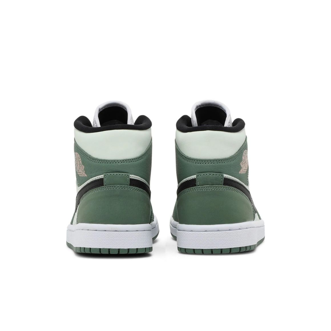 Jordan 1 Mid Dutch Green – Women’s Edition | Stylish Mid Top Sneakers - Dutch Green / White / Black