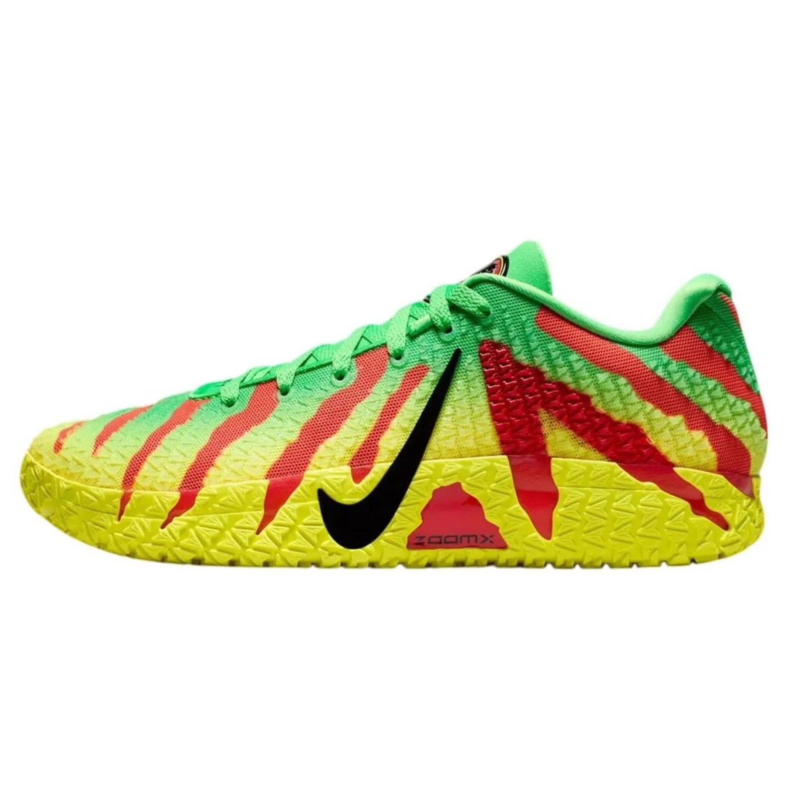 Ja 3 Lightweight Basketball Sneakers - Green Spark / University Red / Dynamic Yellow