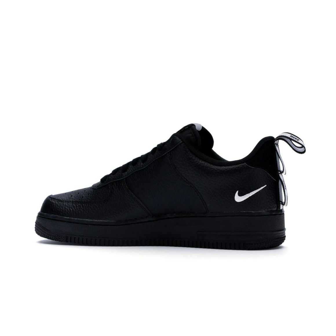 Air Force One Utility Overbranding Black White - Stylish Black & White Utility Sneakers - White/Black
