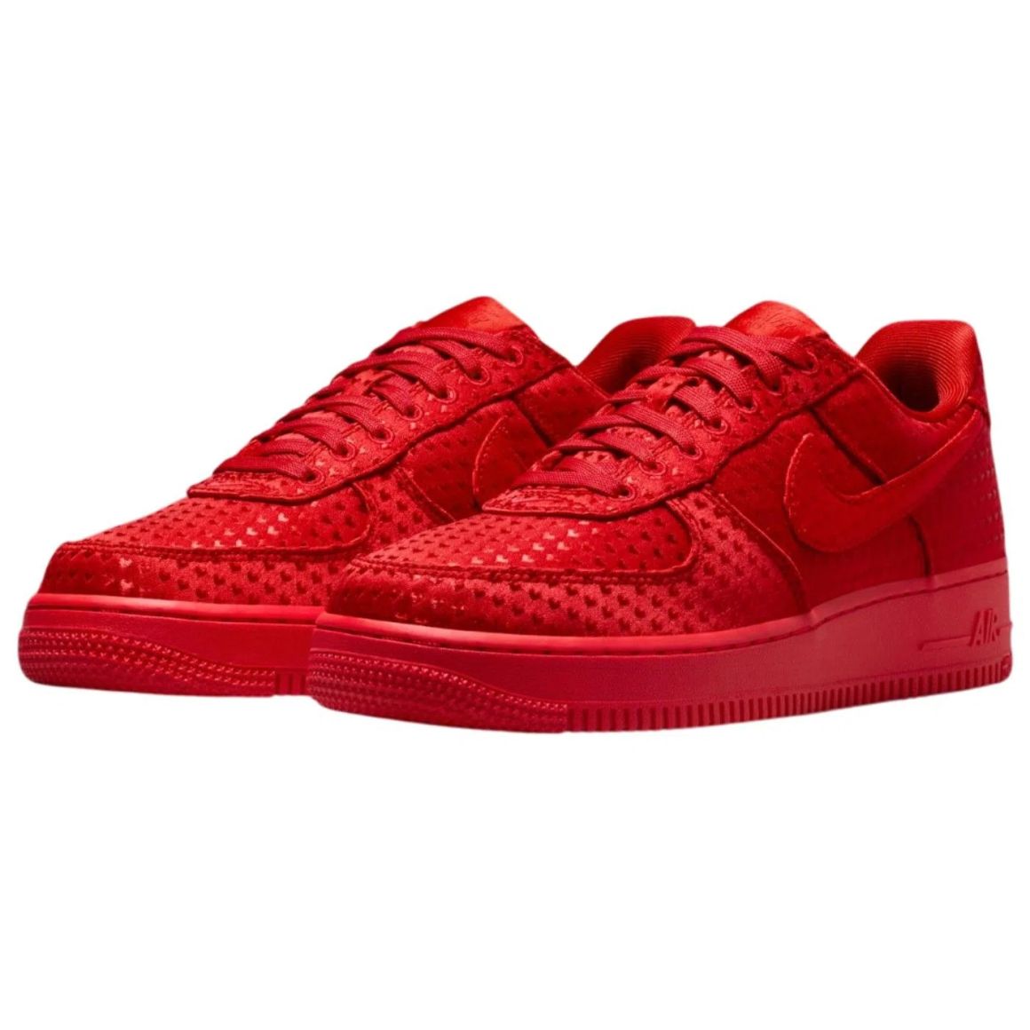 Air Force 1 Valentine's Day Low Top Lifestyle Sneakers - University Red