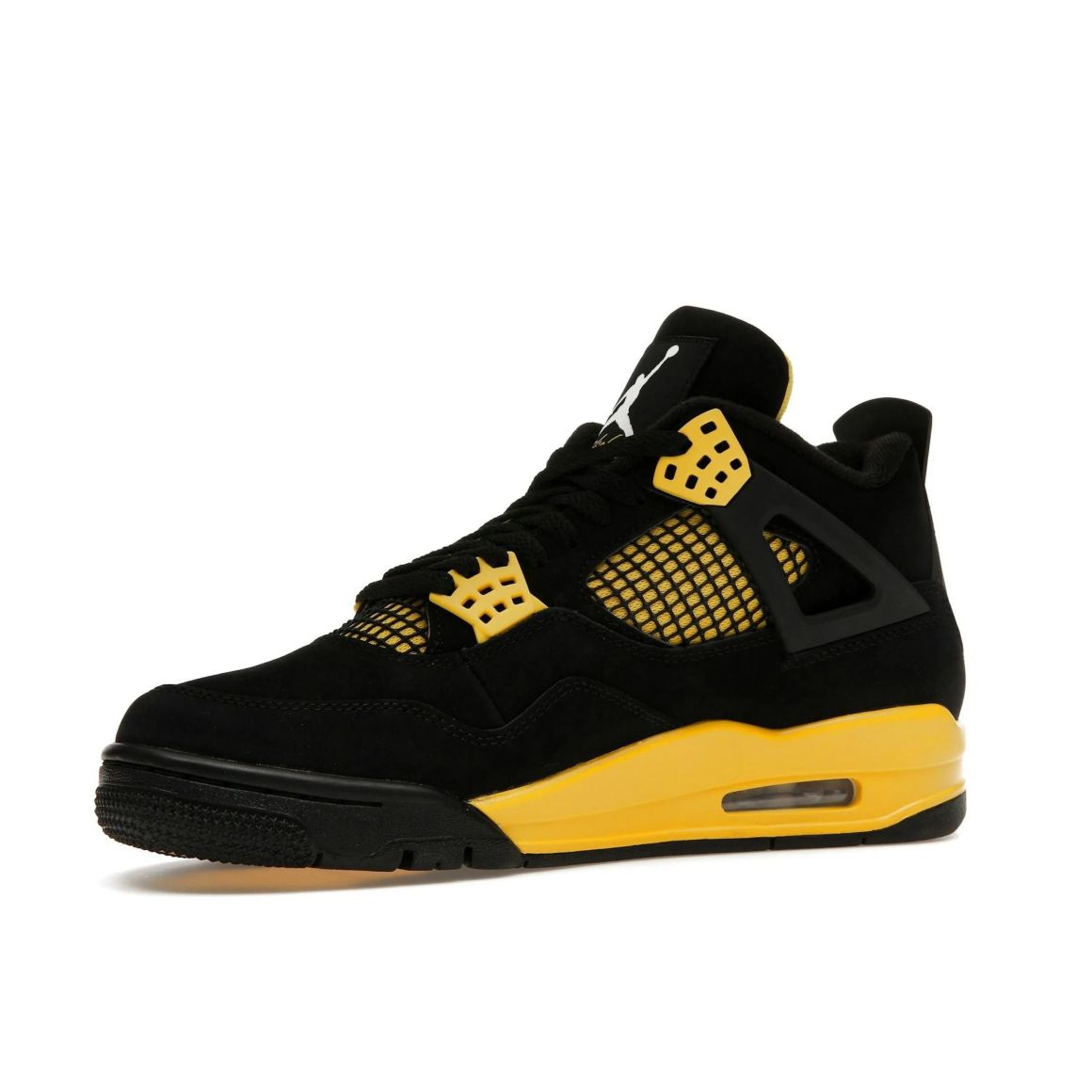 Jordan 4 Retro Thunder - Bold and Classic Retro Sneakers - Black / Varsity Maize