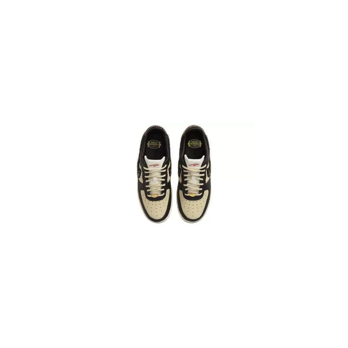 Air Force 1 Low Premium Goods The Sophia - Elegant Low Top Sneakers - Tan / Brown / Gum