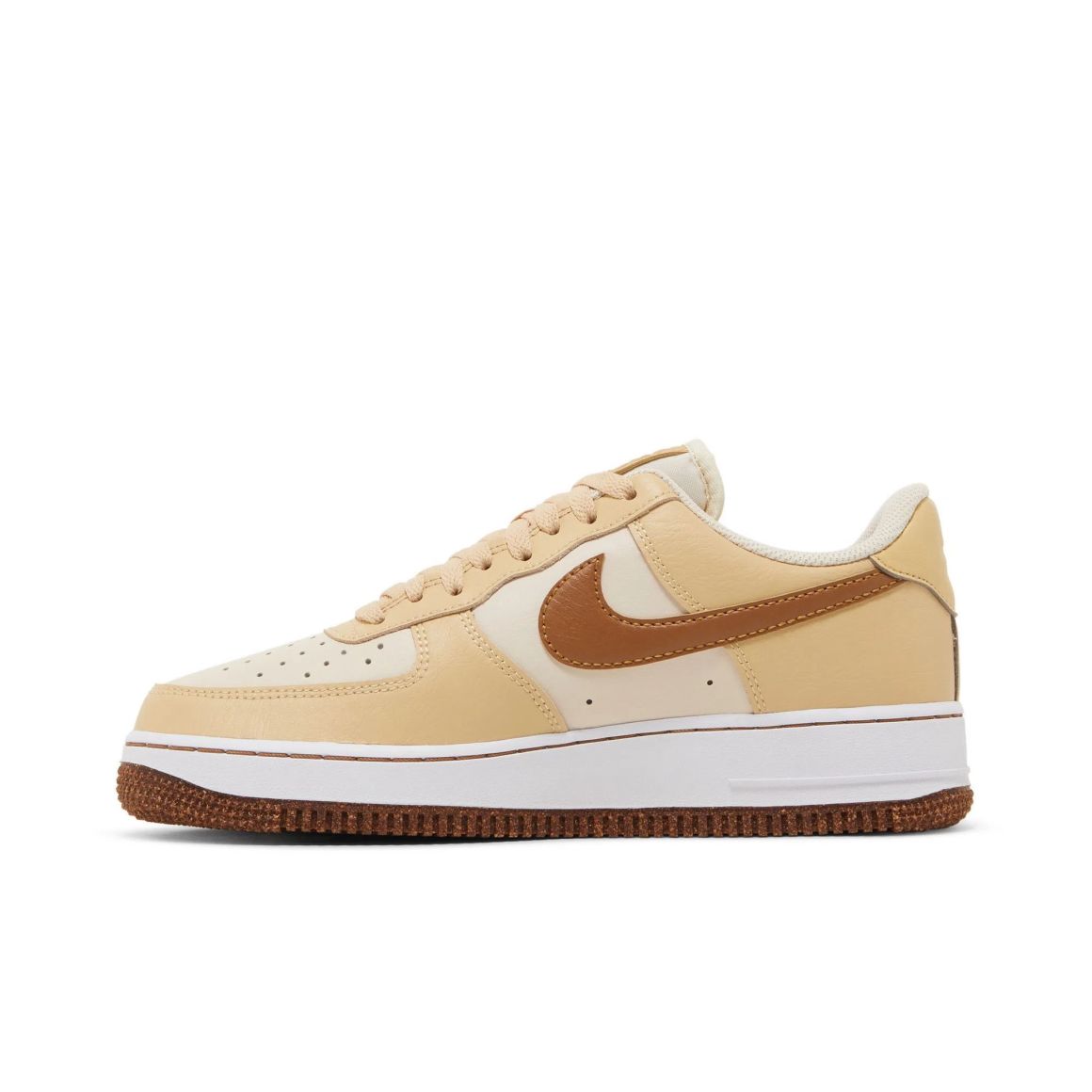 Air Force 1 Low '07 LV8 Pearl White Sesame - Stylish Low Top Sneakers - Creamy White
