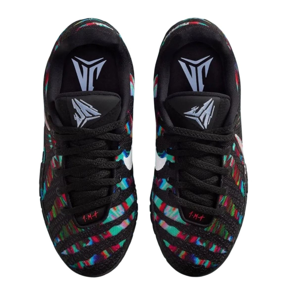 Ja 3 Lightweight Basketball Sneakers - Black / Bright Crimson / Cobalt Bliss