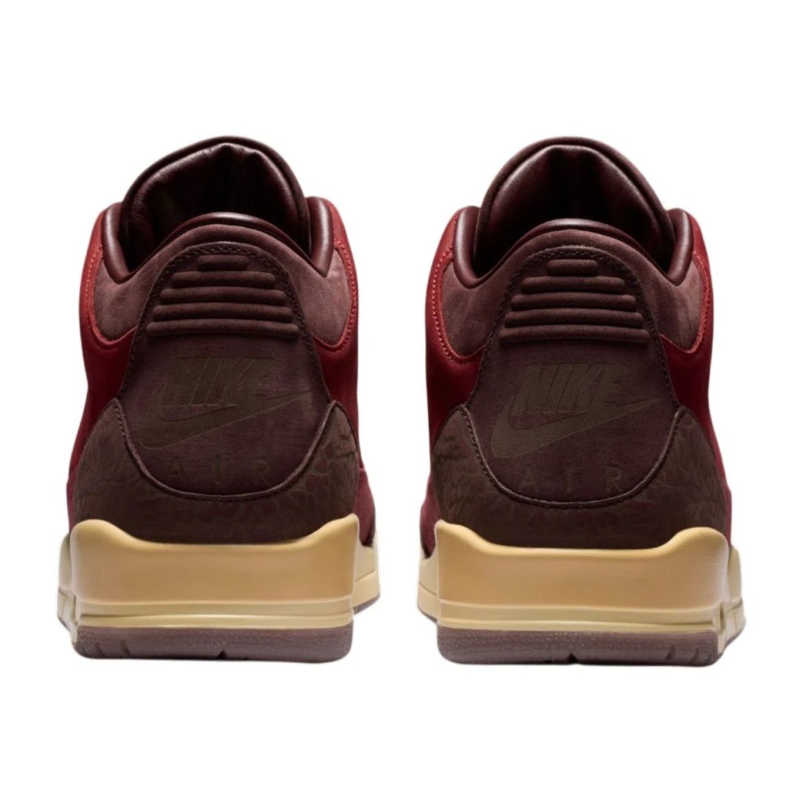 Air Jordan 3 Retro Bin23 Basketball Sneakers - Team Red/Burgundy Crush/Coconut Milk