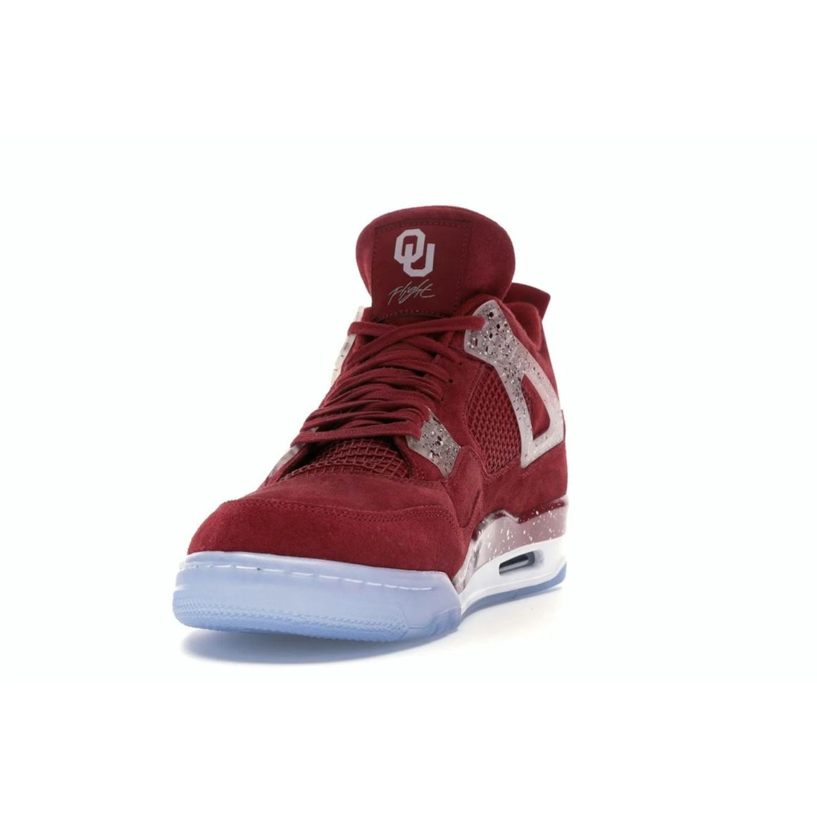 Air Jordan 4 Retro “Oklahoma Sooners” PE — Red Crush/White Sneaker | HV9204-607 - Red Crush White