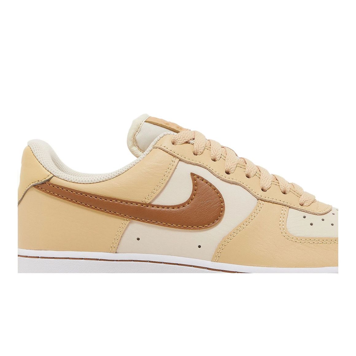 Air Force 1 Low '07 LV8 Pearl White Sesame - Stylish Low Top Sneakers - Creamy White