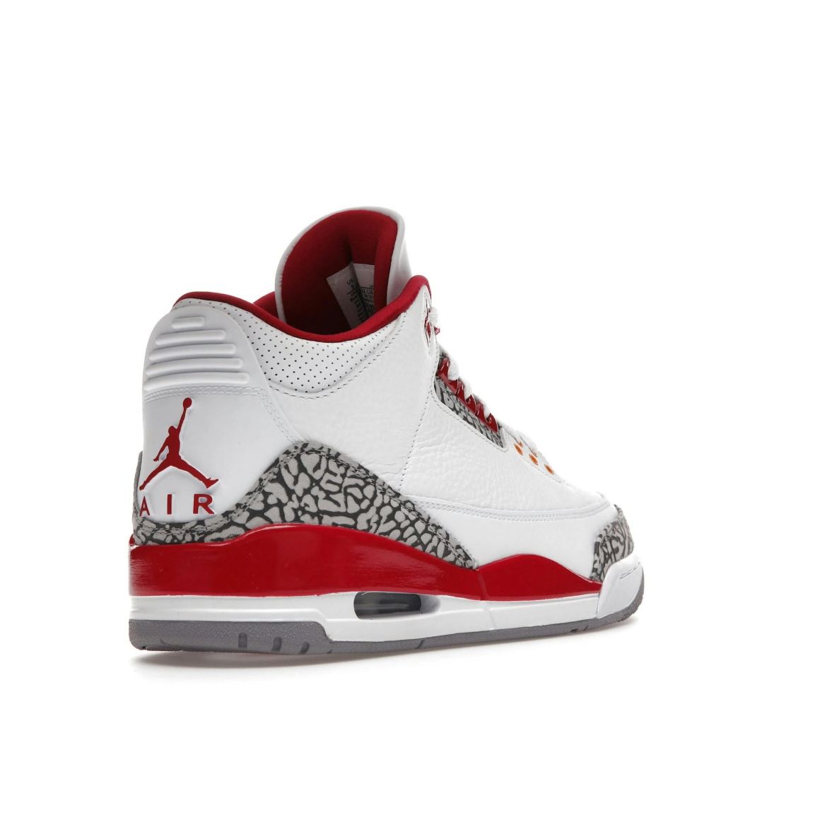 Jordan 3 Retro Cardinal Red - Classic Retro Basketball Sneakers - White / University Red / Black