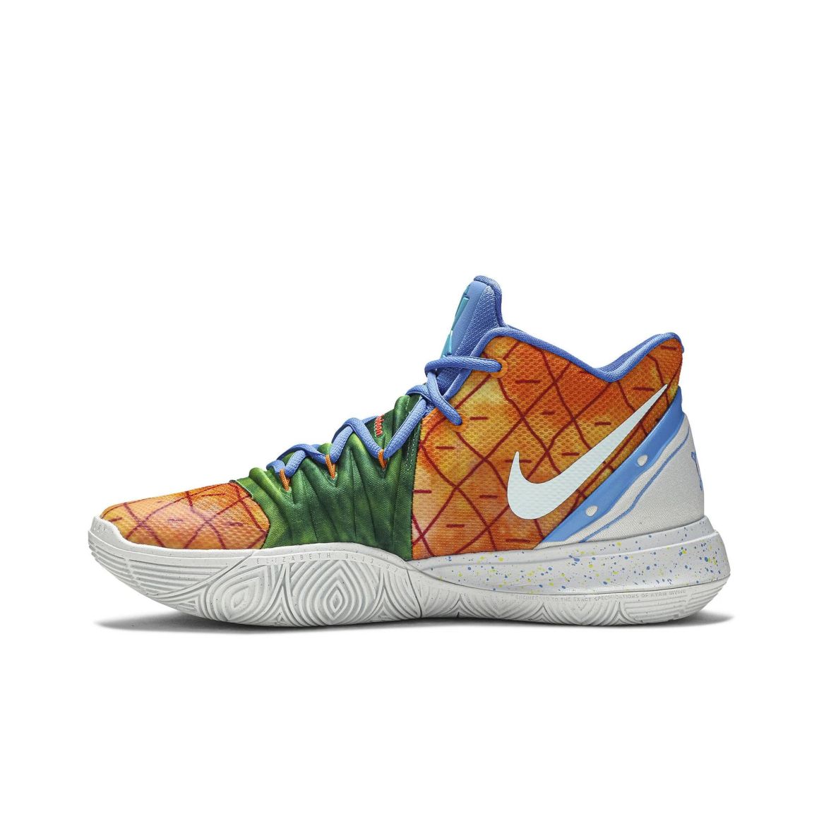 Kyrie 5 Spongebob Pineapple House - Limited Edition Basketball Sneakers - Orange / Green