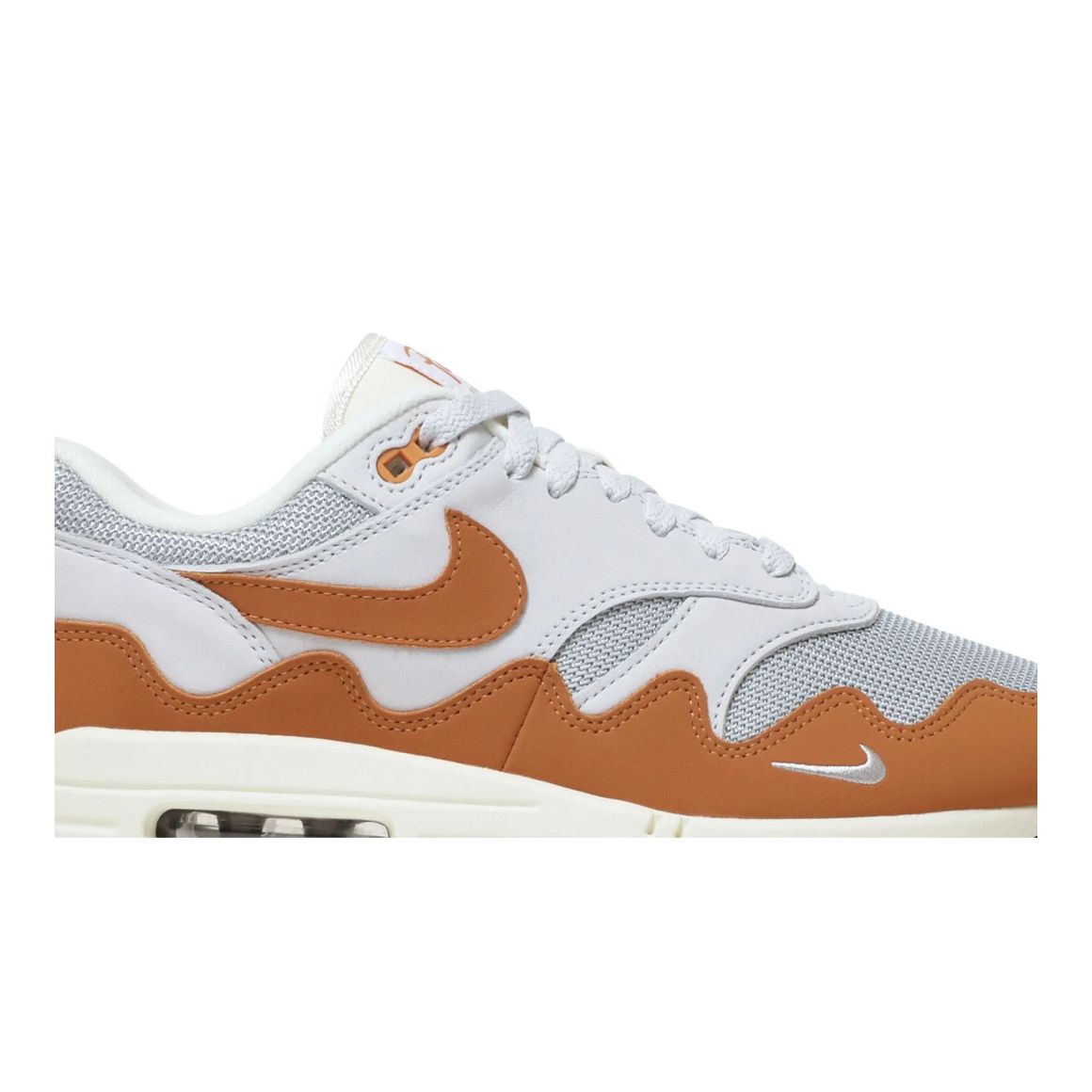 Air Max 1 Patta Waves 'Monarch' Sneakers - Monarch / Deep Brown / Wave Pattern
