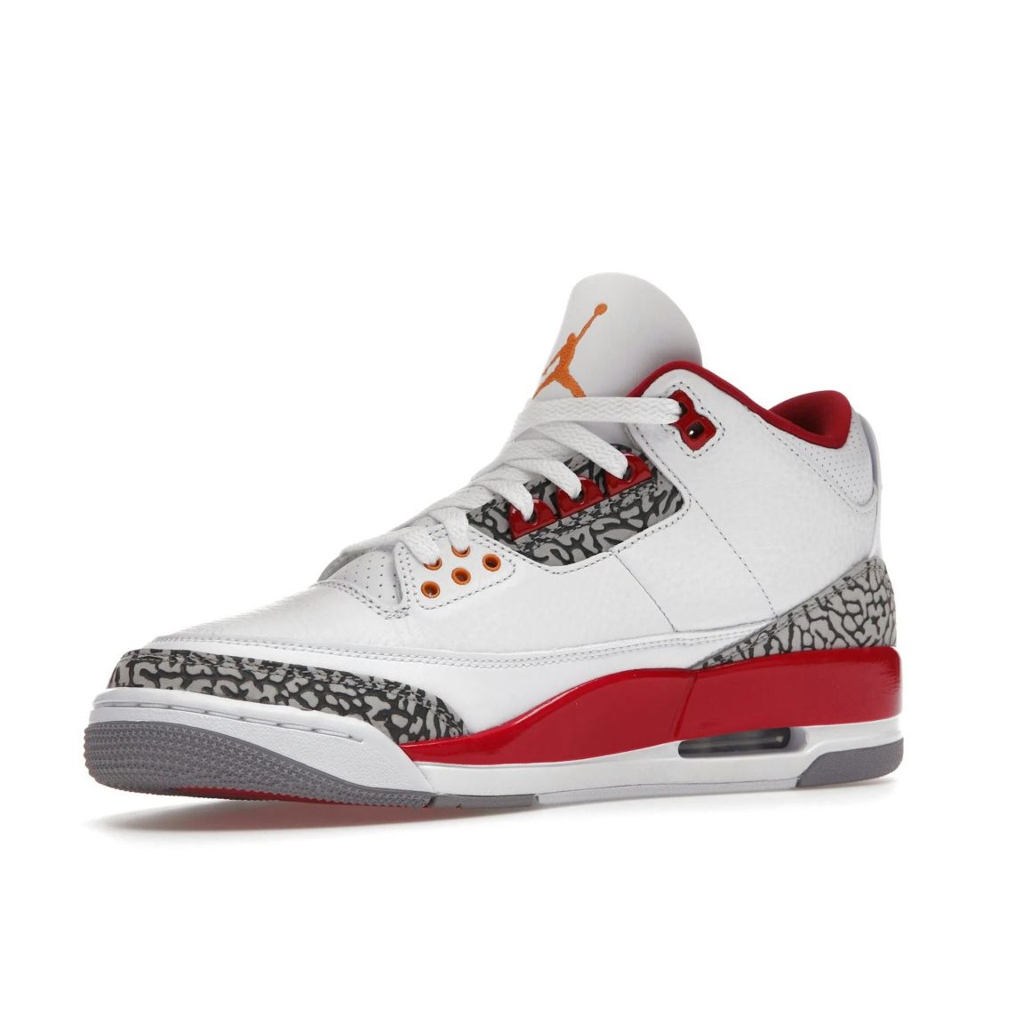 Jordan 3 Retro Cardinal Red - Classic Retro Basketball Sneakers - White / University Red / Black