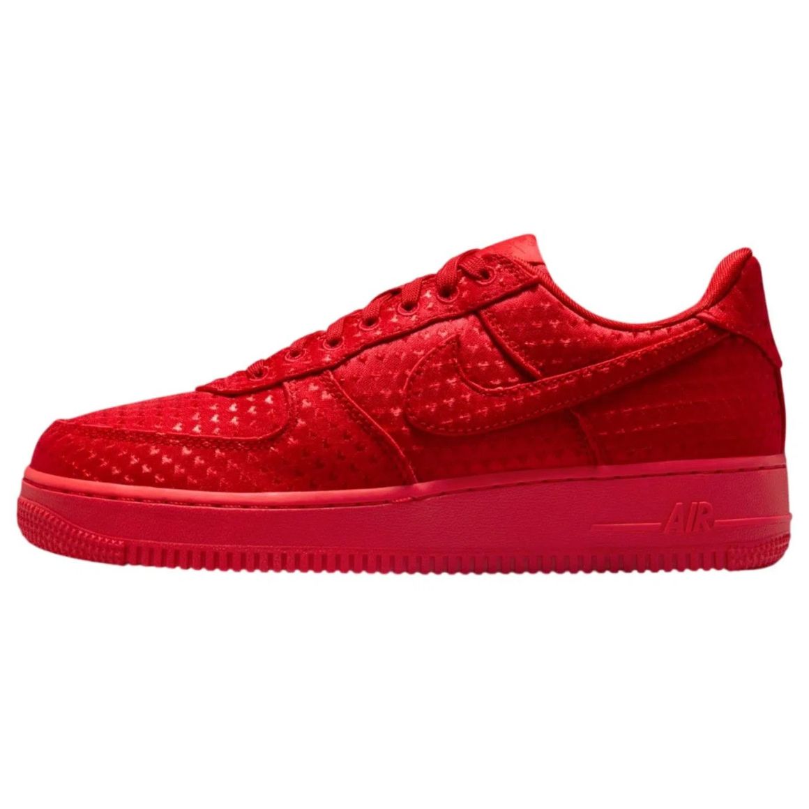 Air Force 1 Valentine's Day Low Top Lifestyle Sneakers - University Red
