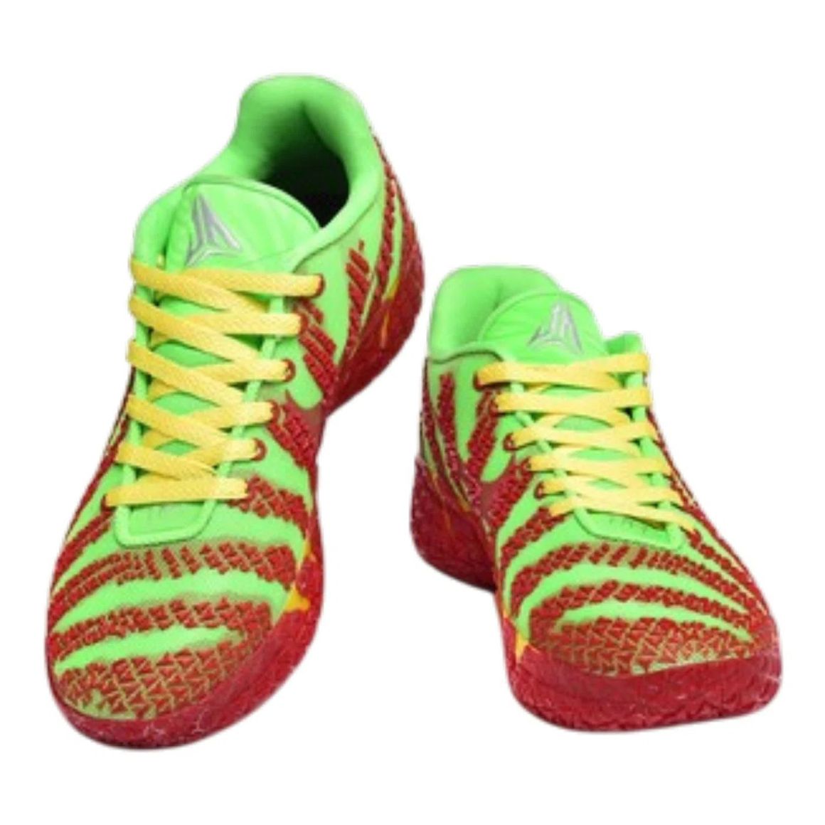 Ja 3 Lightweight Basketball Sneakers - Green Spark / University Red / Dynamic Yellow