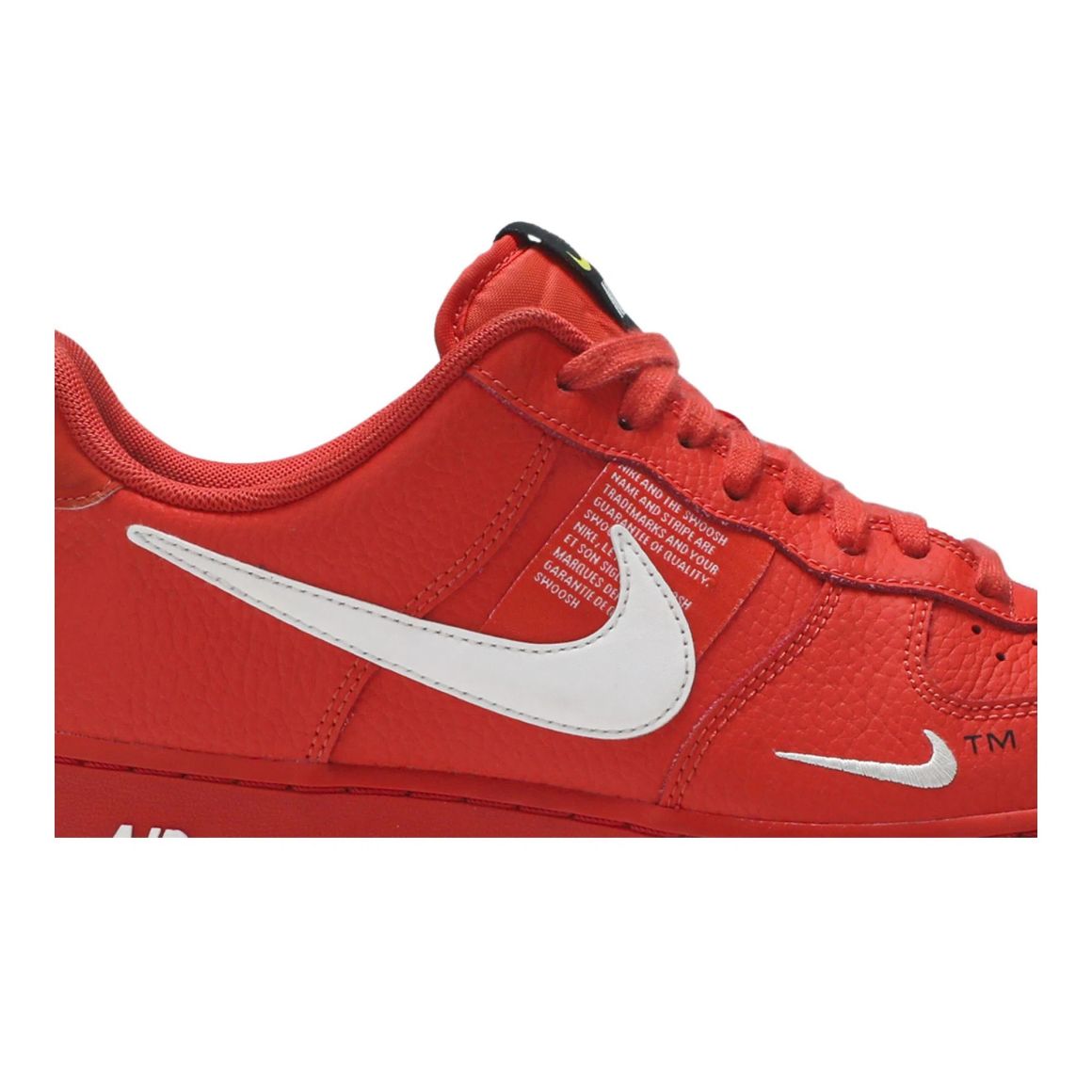 Air Force One Utility Overbranding Red - Stylish Utility Sneakers - Red