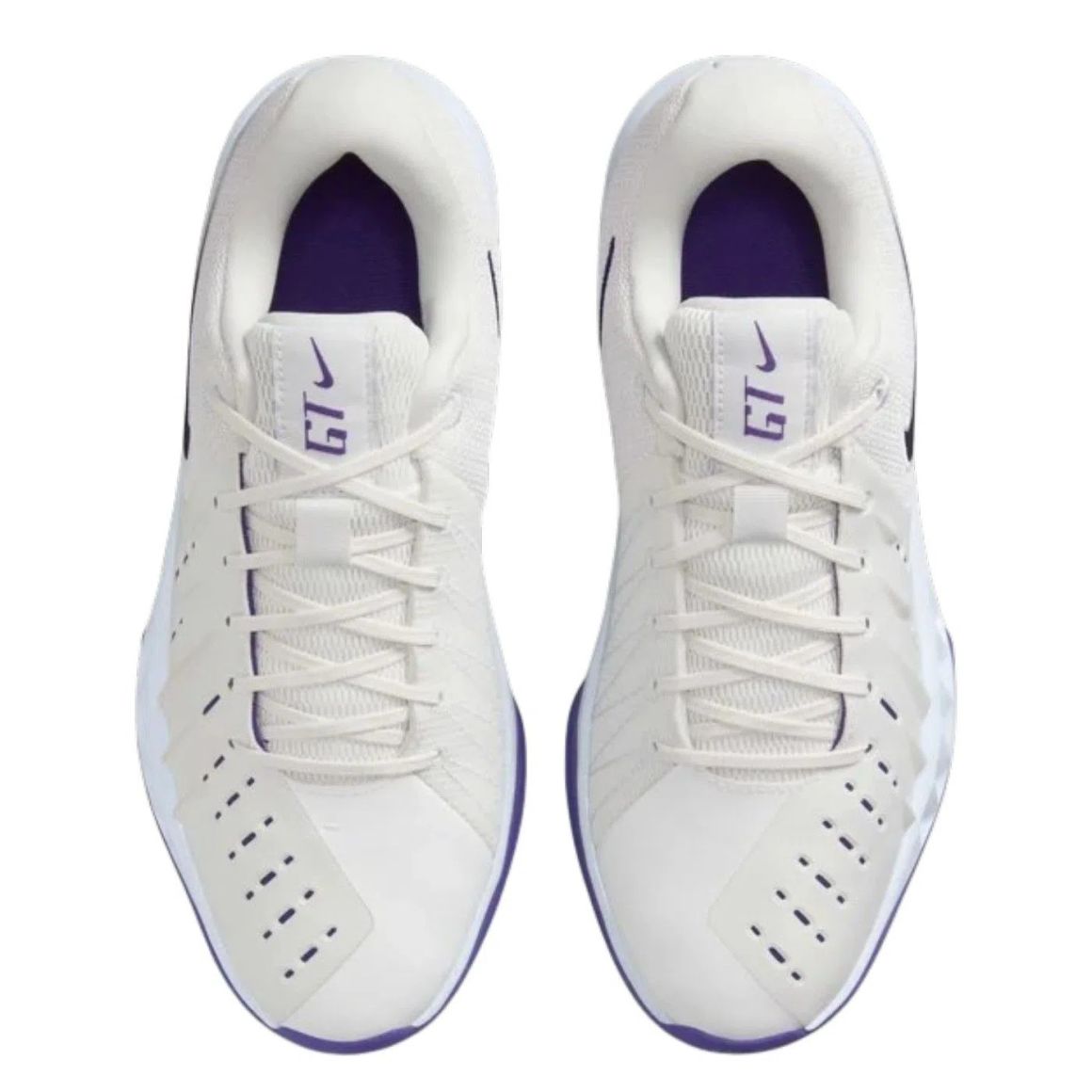 Air Zoom G.T. Cut Academy 2 Lightweight Basketball Sneakers - Summit White / Court Purple / Football Grey