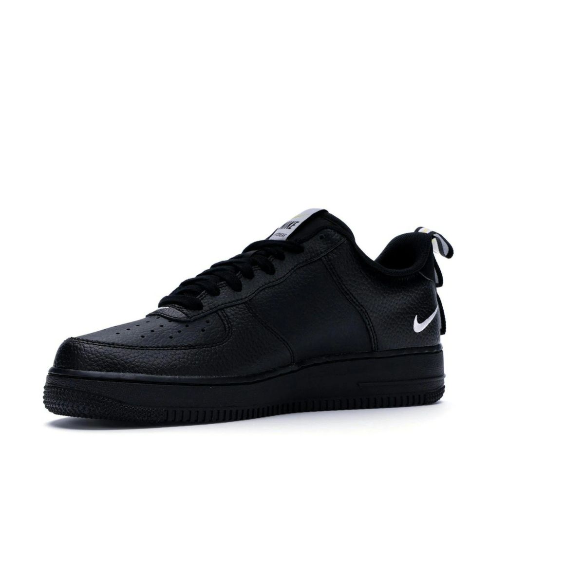 Air Force One Utility Overbranding Black White - Stylish Black & White Utility Sneakers - White/Black