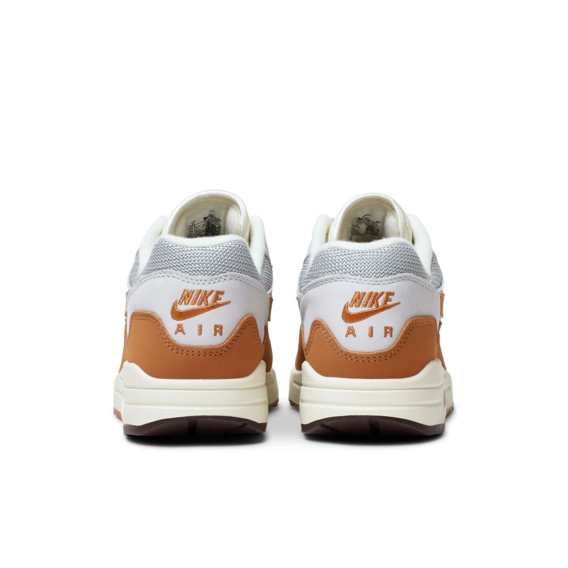 Air Max 1 Patta Waves 'Monarch' Sneakers - Monarch / Deep Brown / Wave Pattern
