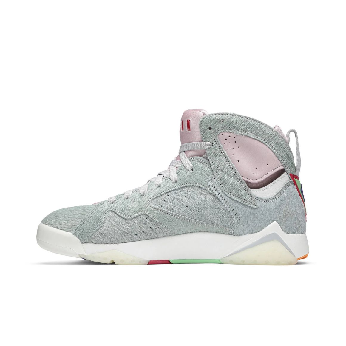 Jordan 7 Retro Neutral Grey - Classic Retro Basketball Sneakers - Grey Camo / Dark Grey / White