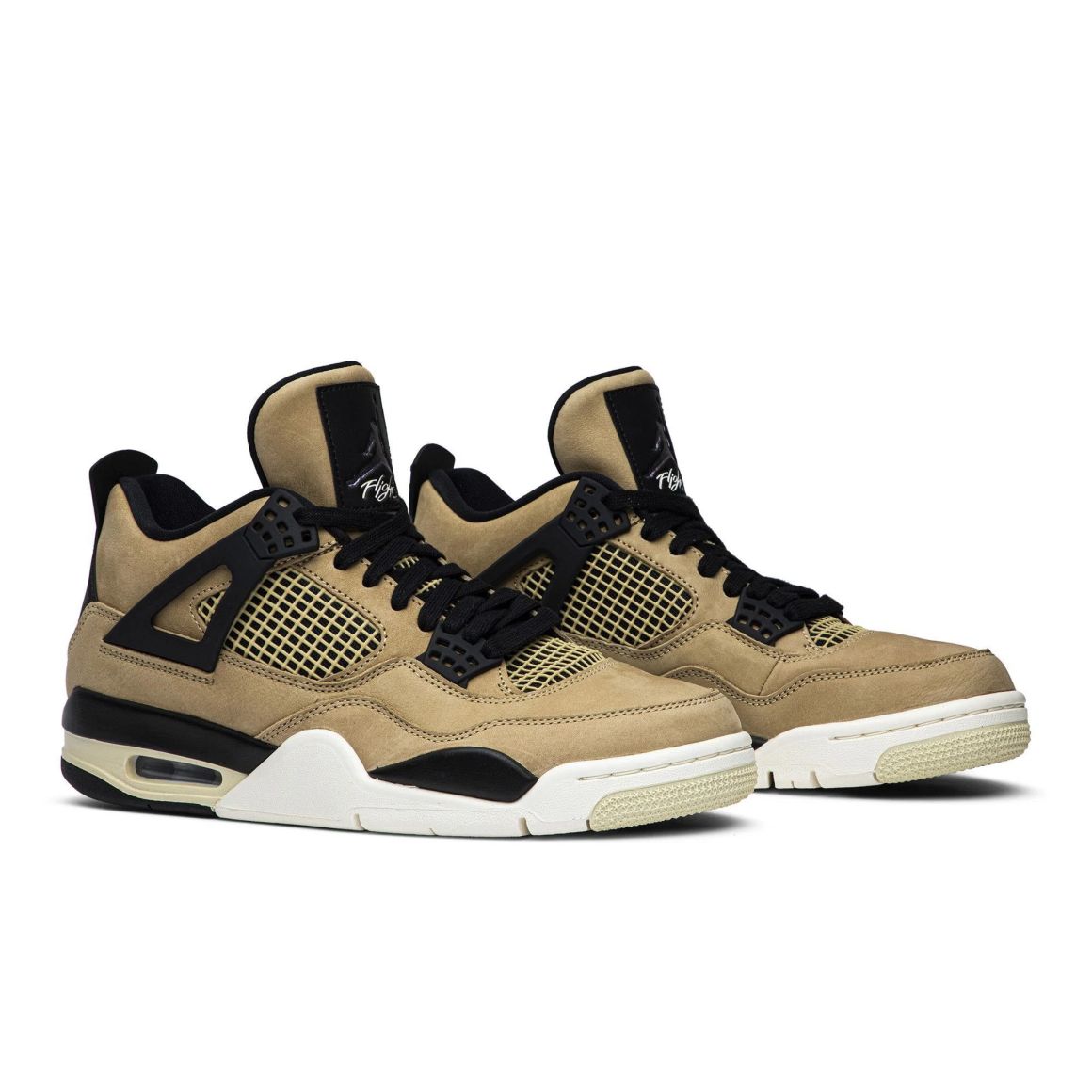 Jordan 4 Retro Fossil – Women’s Edition | Stylish Retro Basketball Sneakers - Mushroom