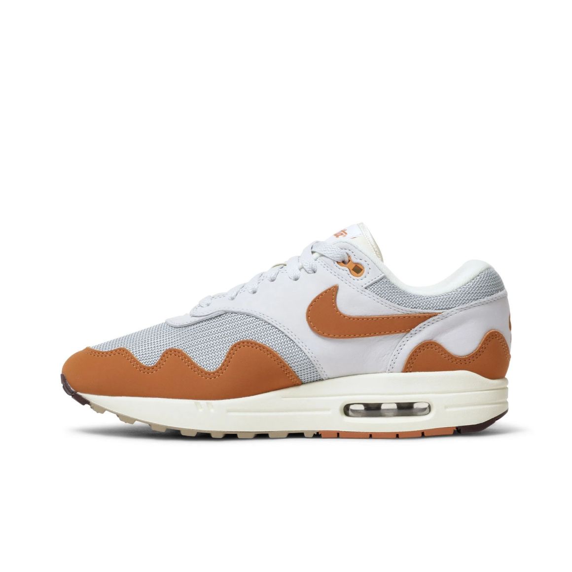 Air Max 1 Patta Waves 'Monarch' Sneakers - Monarch / Deep Brown / Wave Pattern