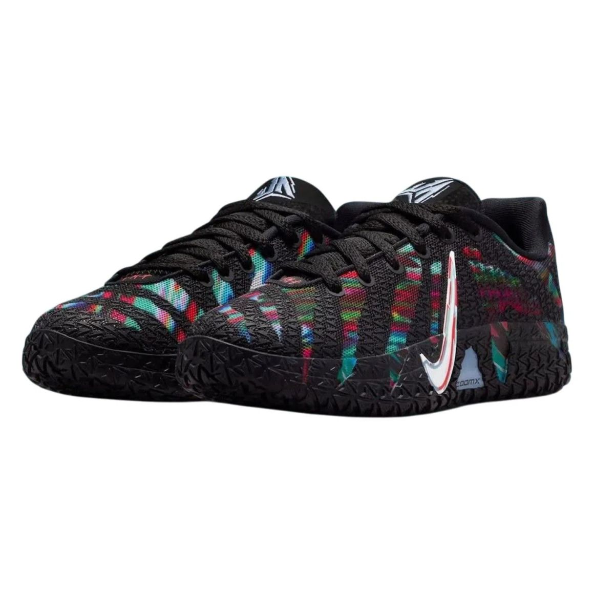 Ja 3 Lightweight Basketball Sneakers - Black / Bright Crimson / Cobalt Bliss