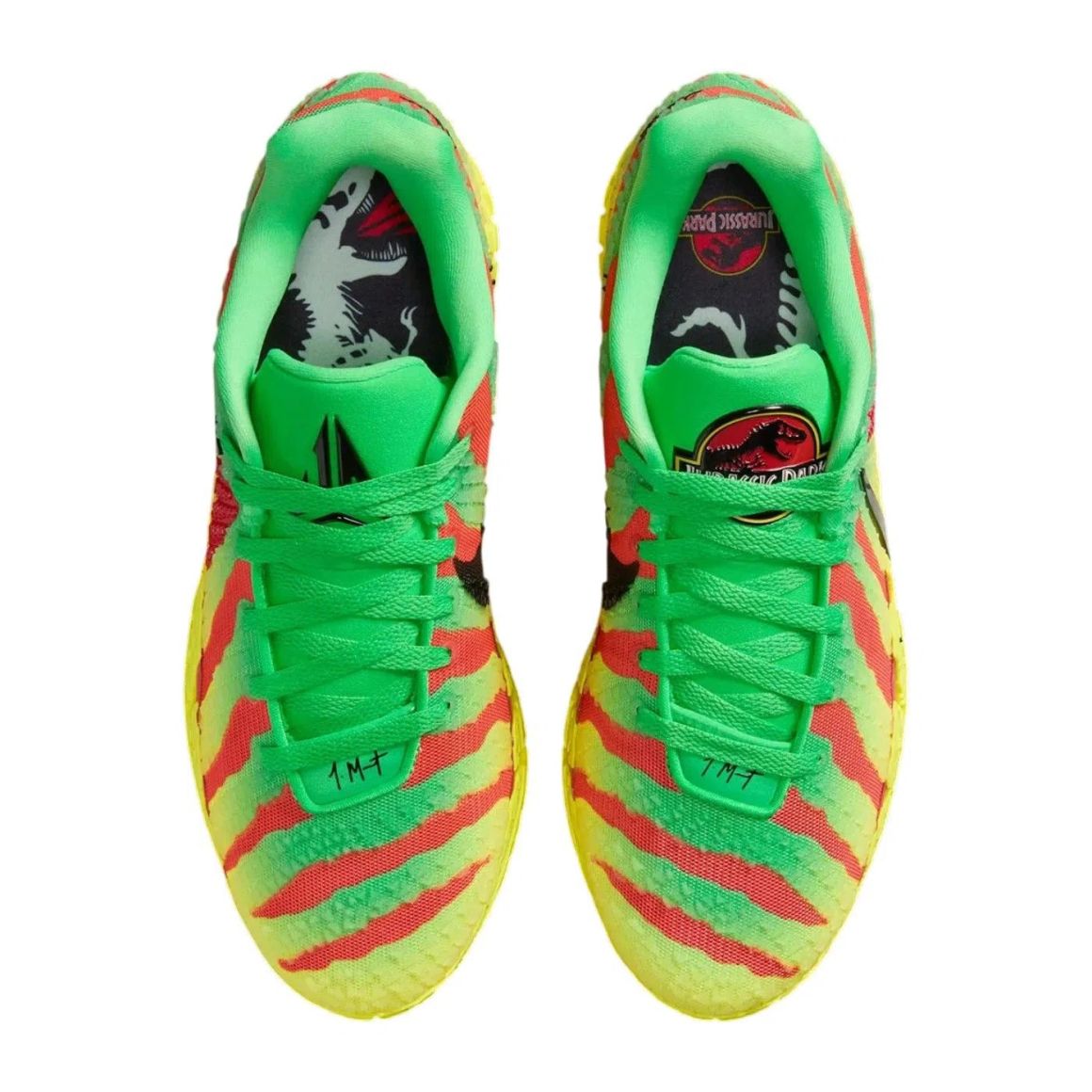 Ja 3 Lightweight Basketball Sneakers - Green Spark / University Red / Dynamic Yellow
