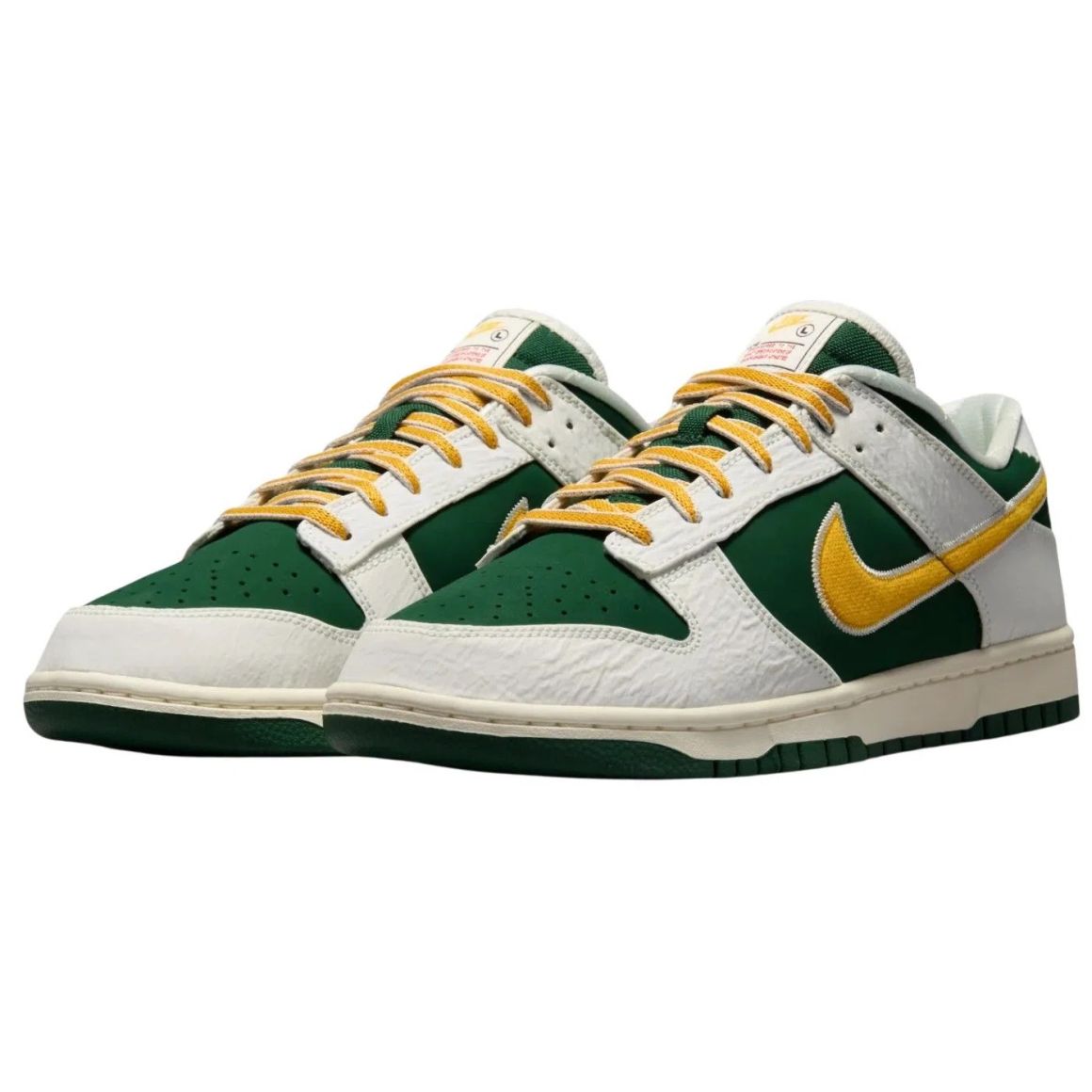 Dunk Low Retro Low Top Lifestyle Sneakers - Sail/University Gold Fir