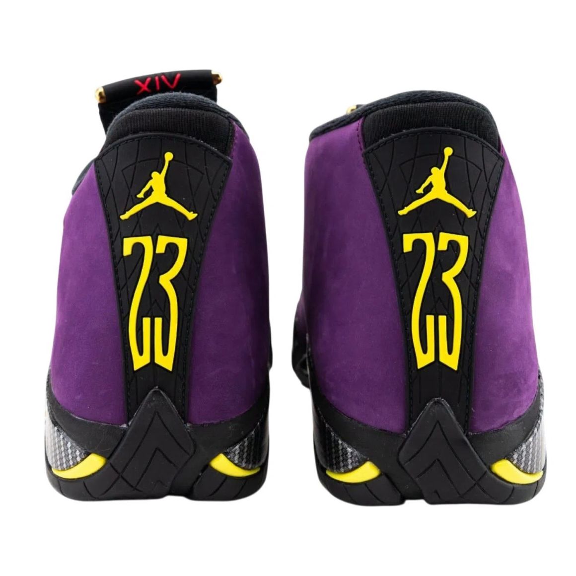 Air Jordan 14 Night Purple Retro Basketball Sneakers - Purple Black